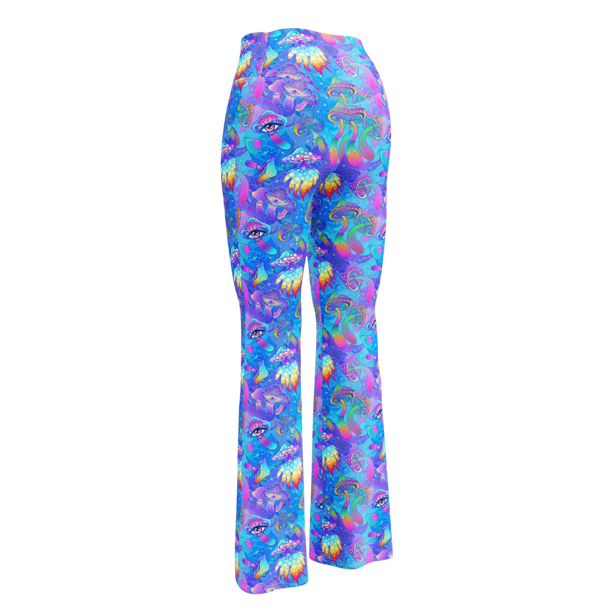 Shroomin Blue Flare Pants