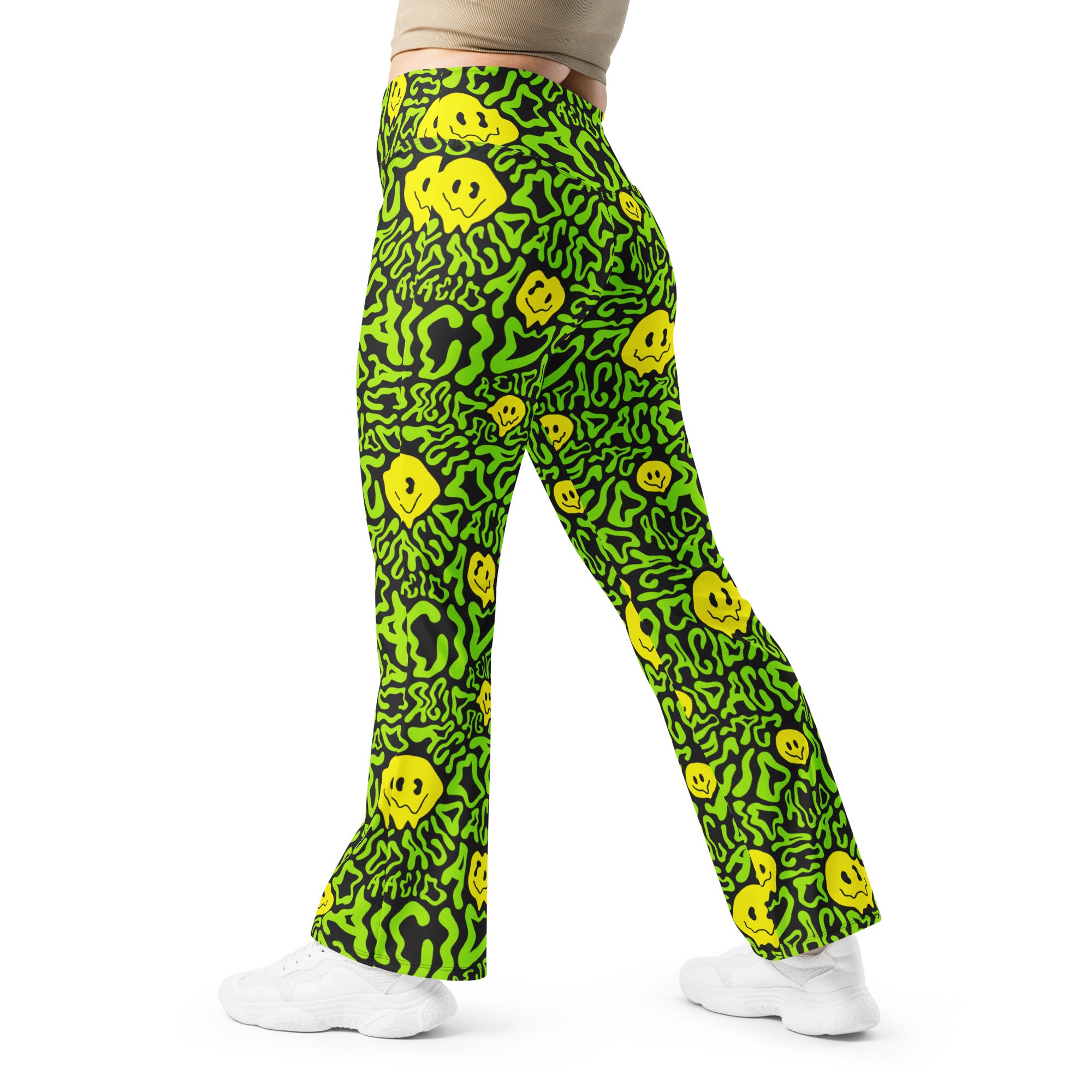 Acid Smilez Flare Pants