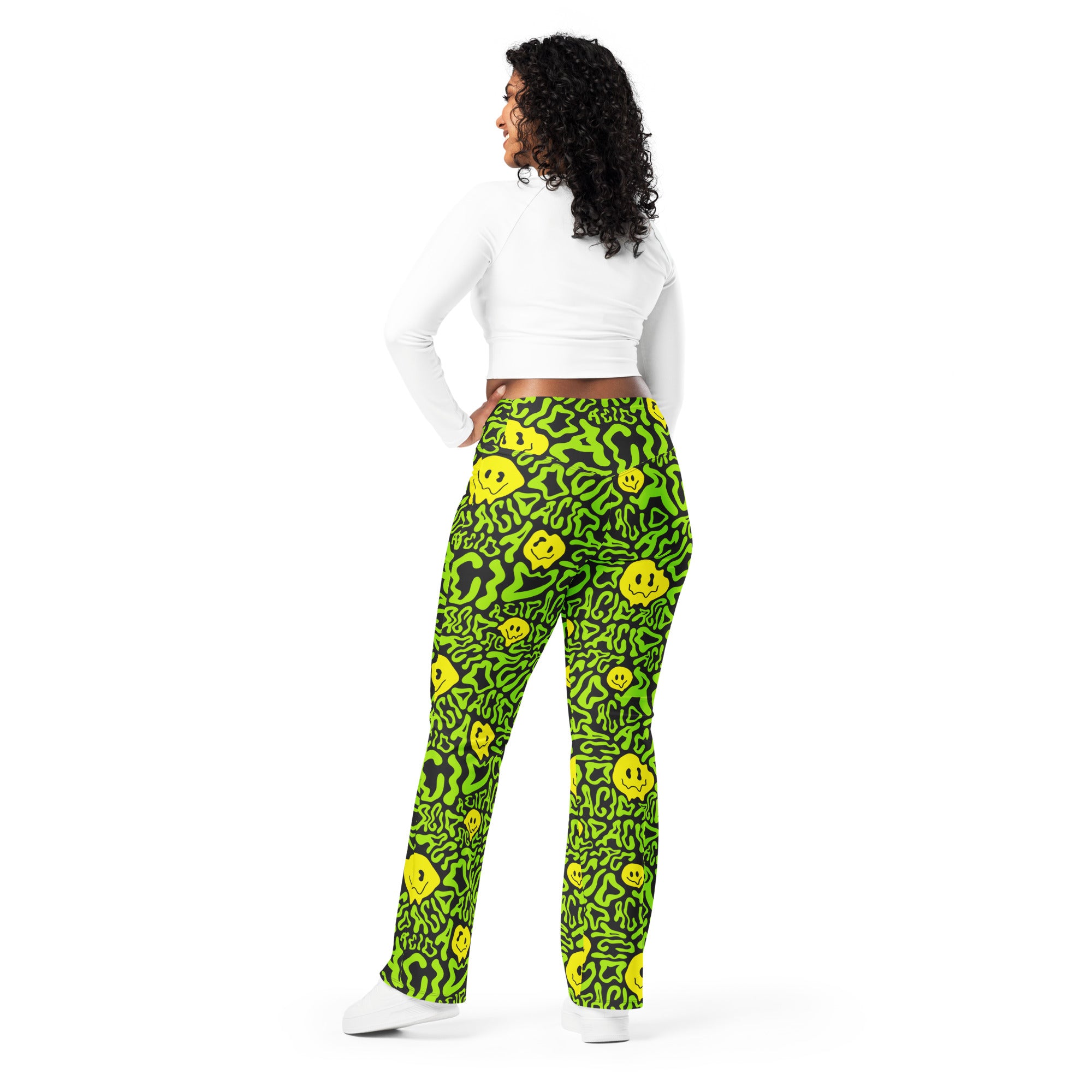 Acid Smilez Flare Pants