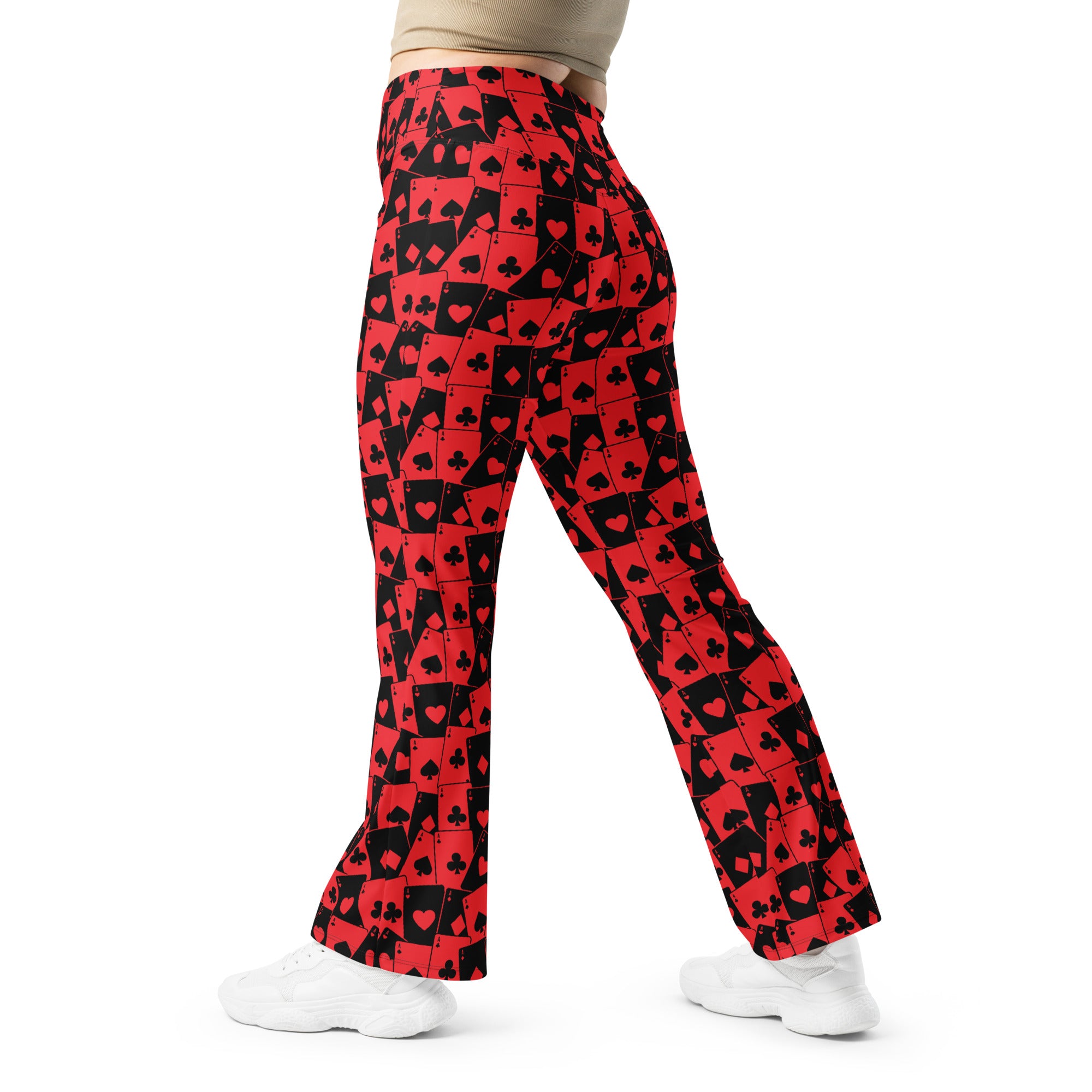 Ace Of Hearts Flare Pants
