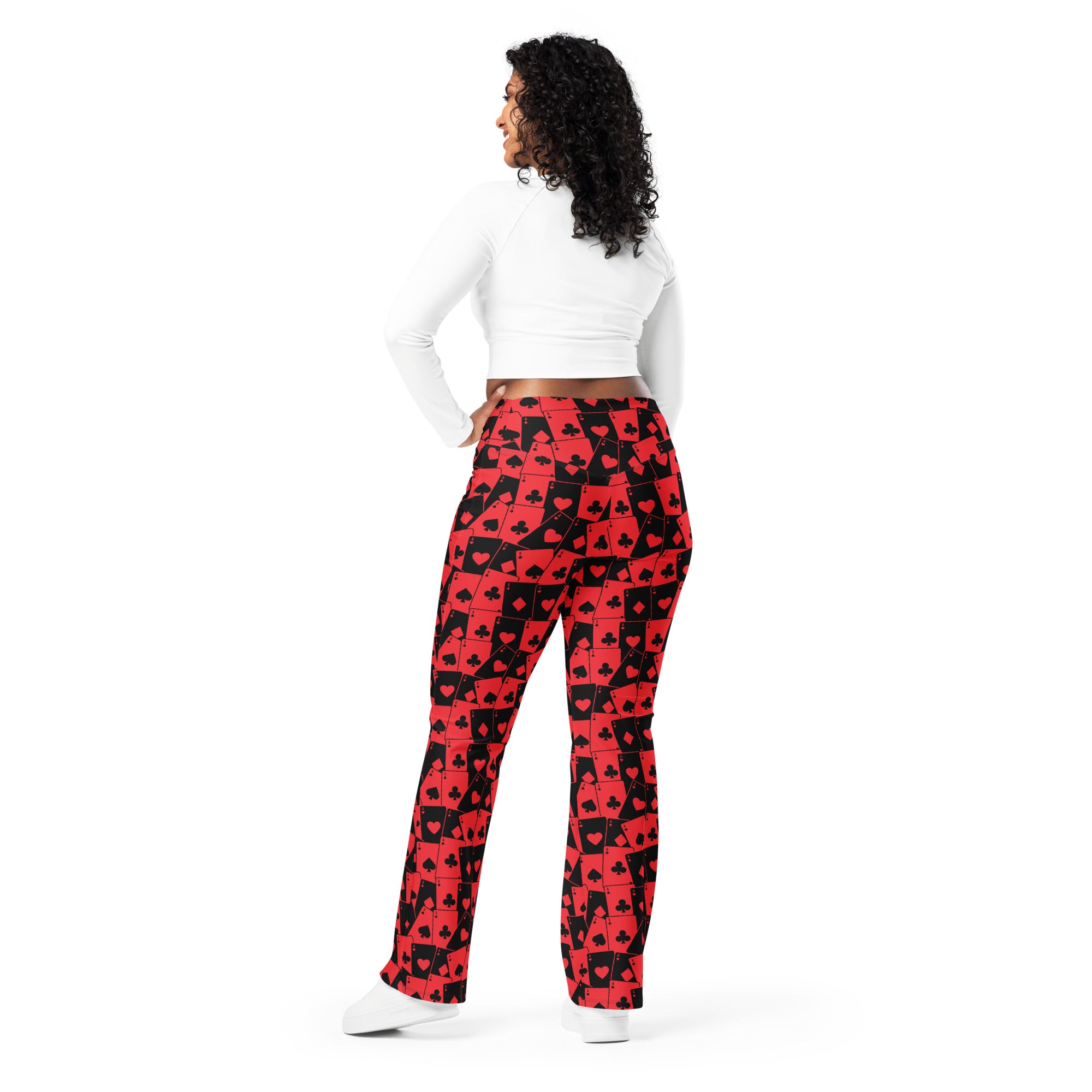 Ace Of Hearts Flare Pants