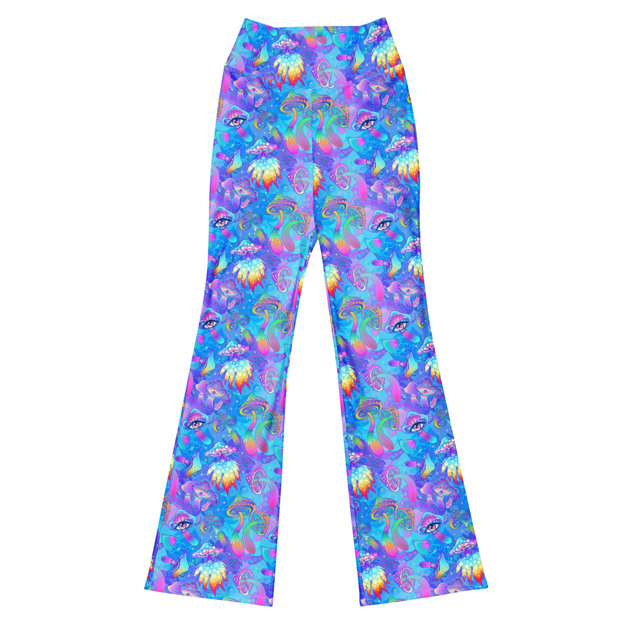 Shroomin Blue Flare Pants