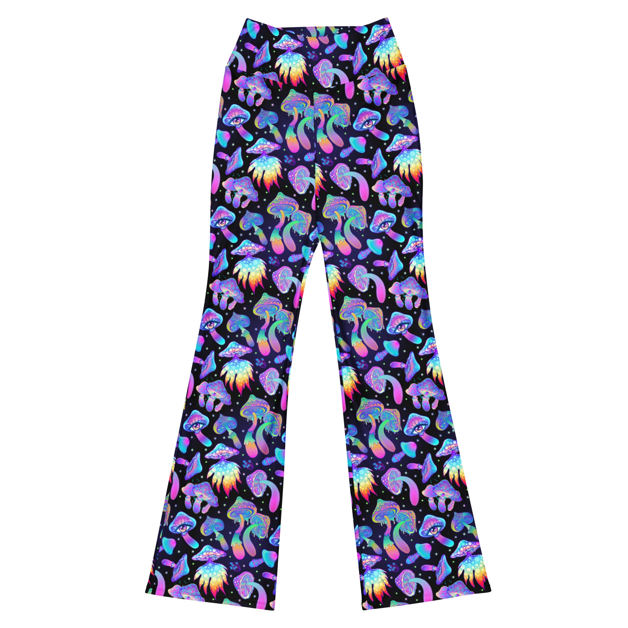Shroomin Black Flare Pants