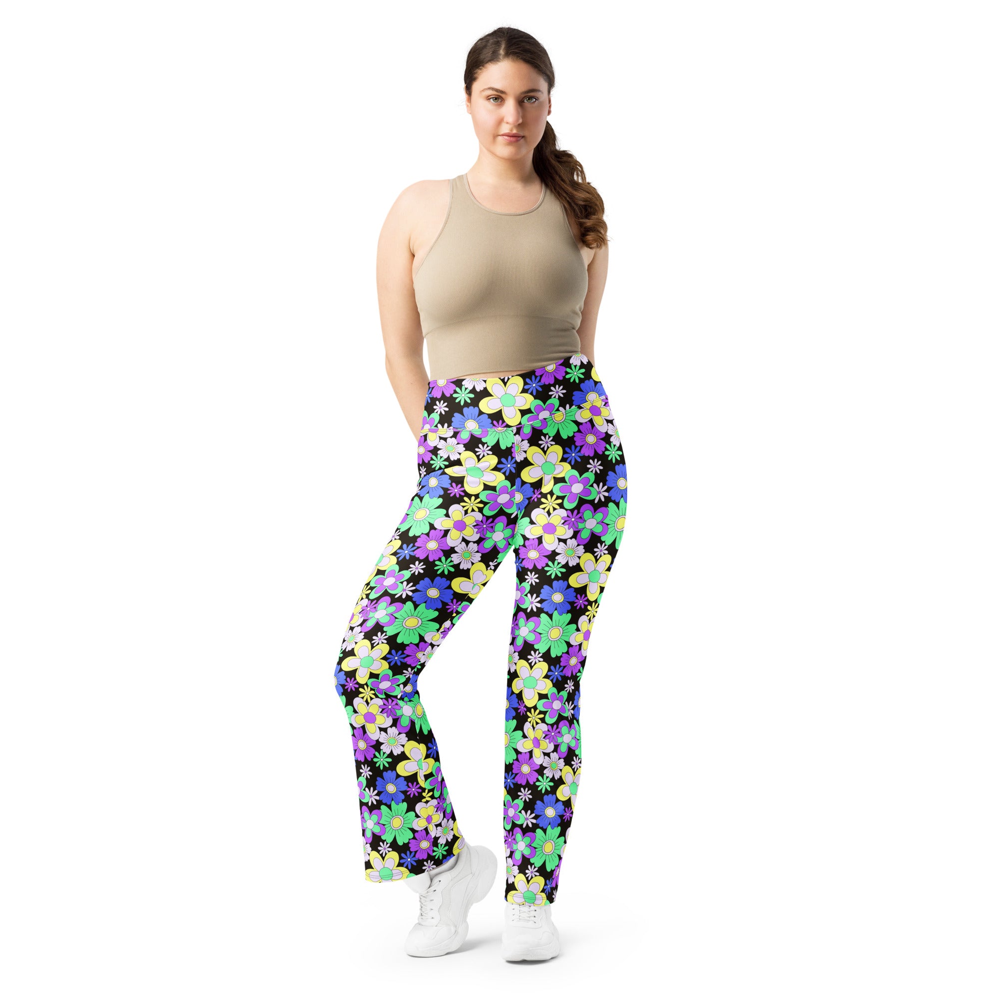 Crazy Daisy Flare Pants