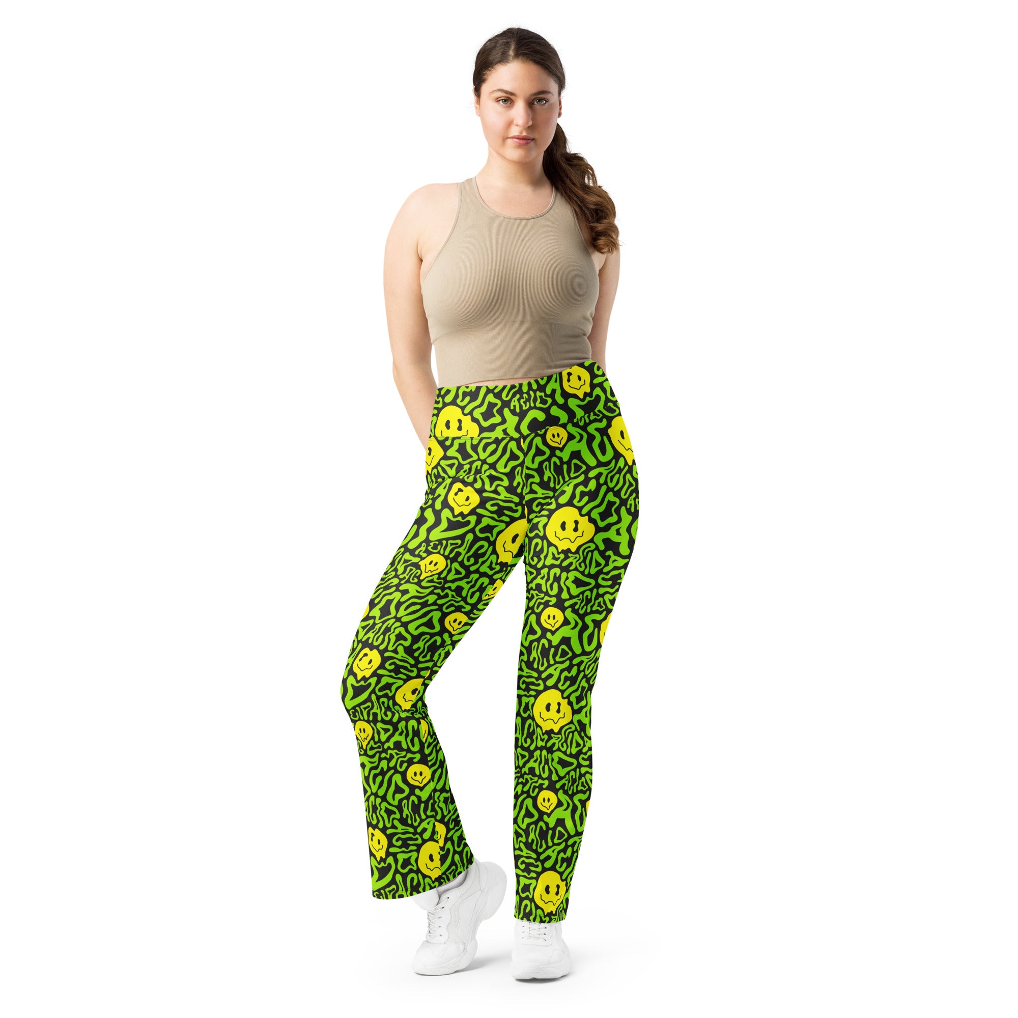 Acid Smilez Flare Pants