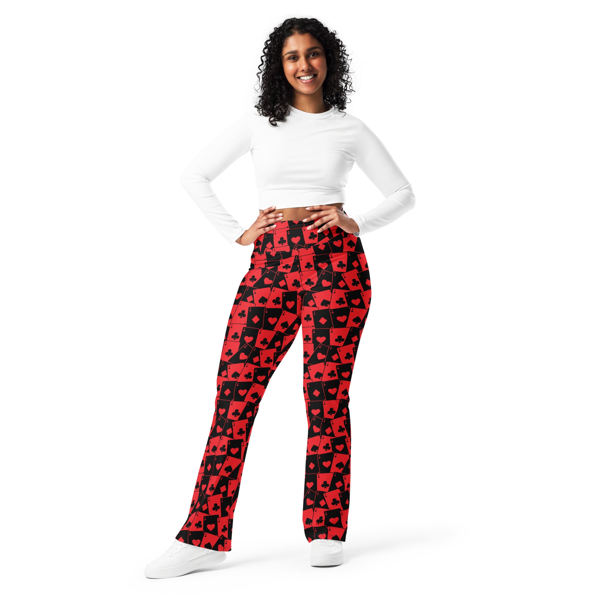 Ace Of Hearts Flare Pants