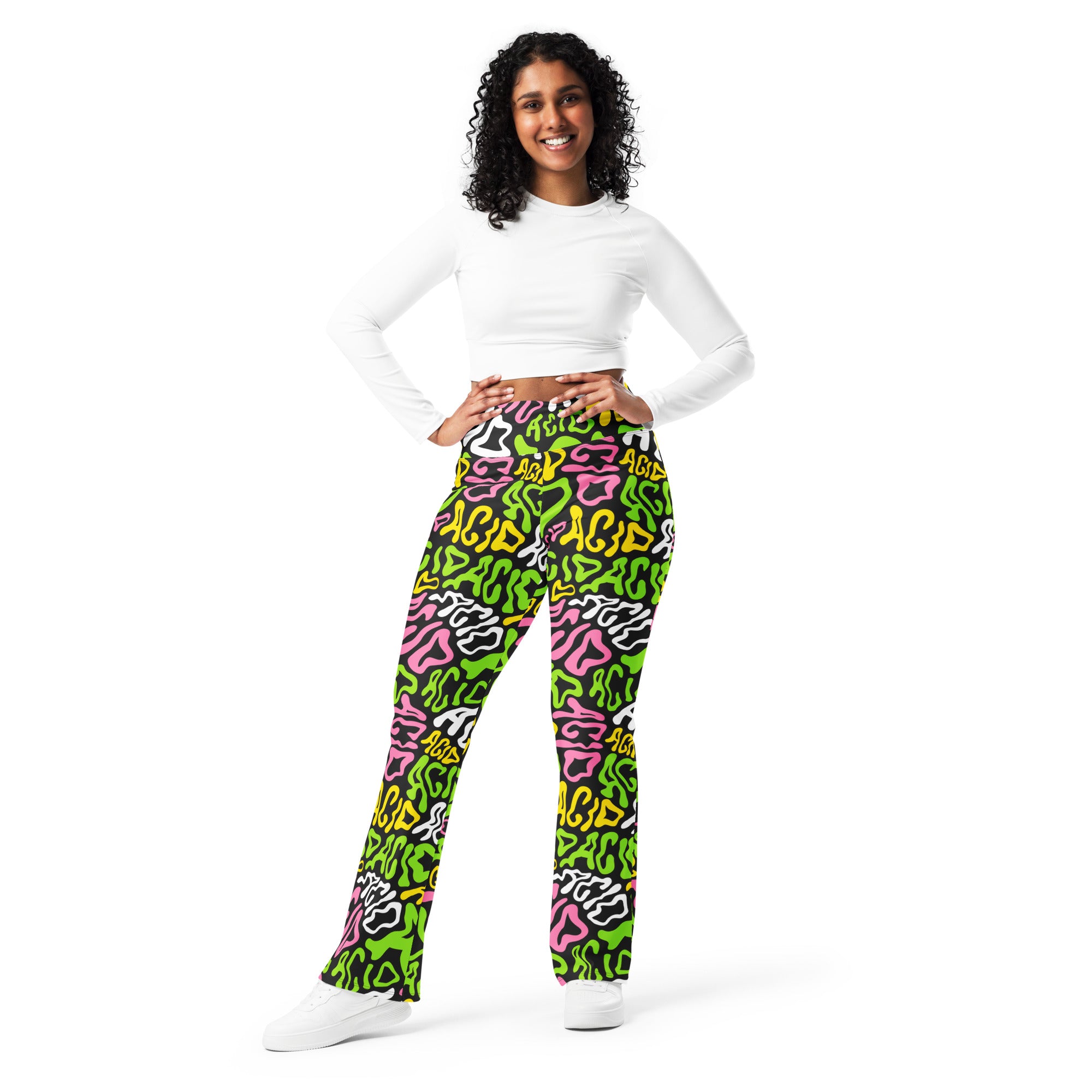 Candy Acid Flare Pants