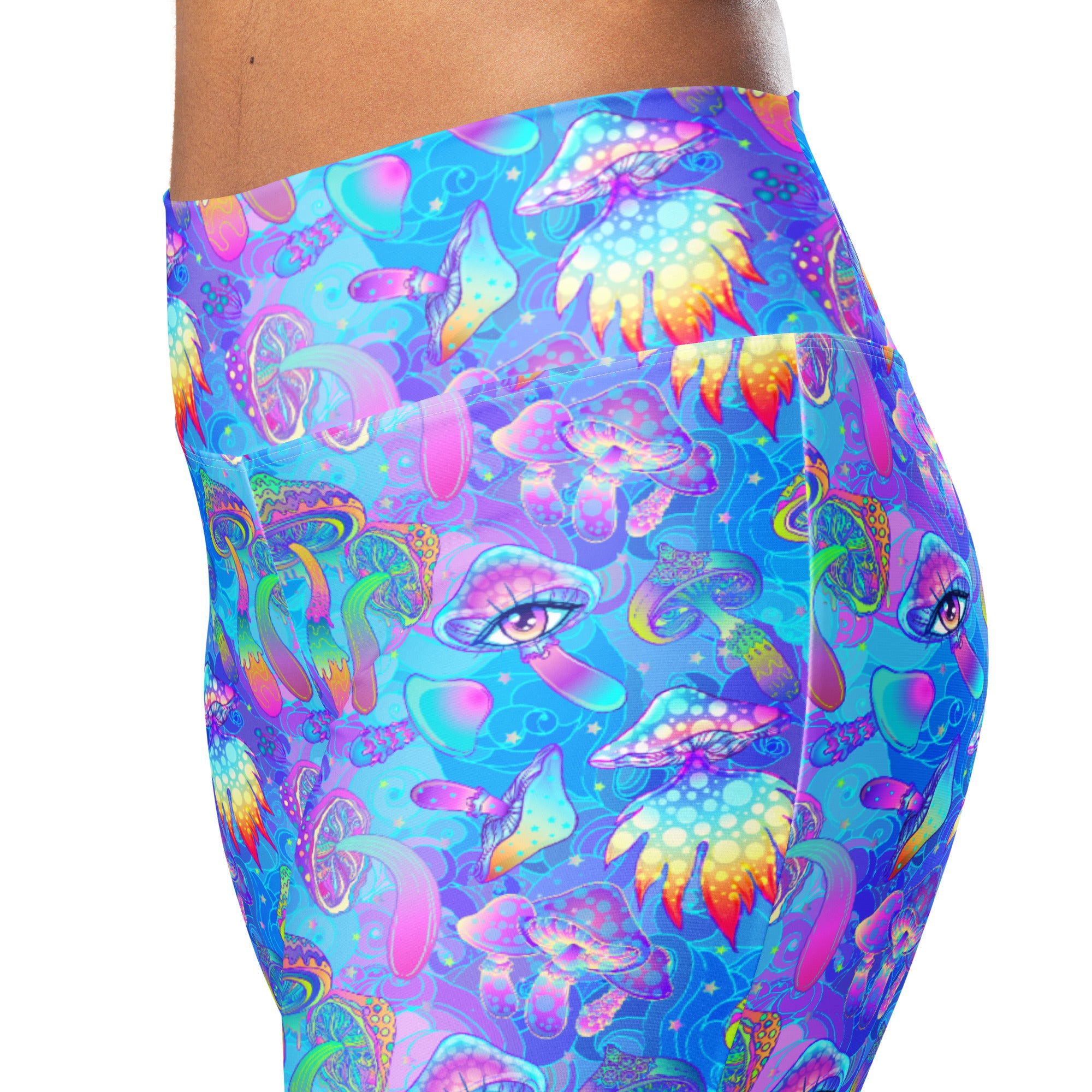 Shroomin Blue Flare Pants