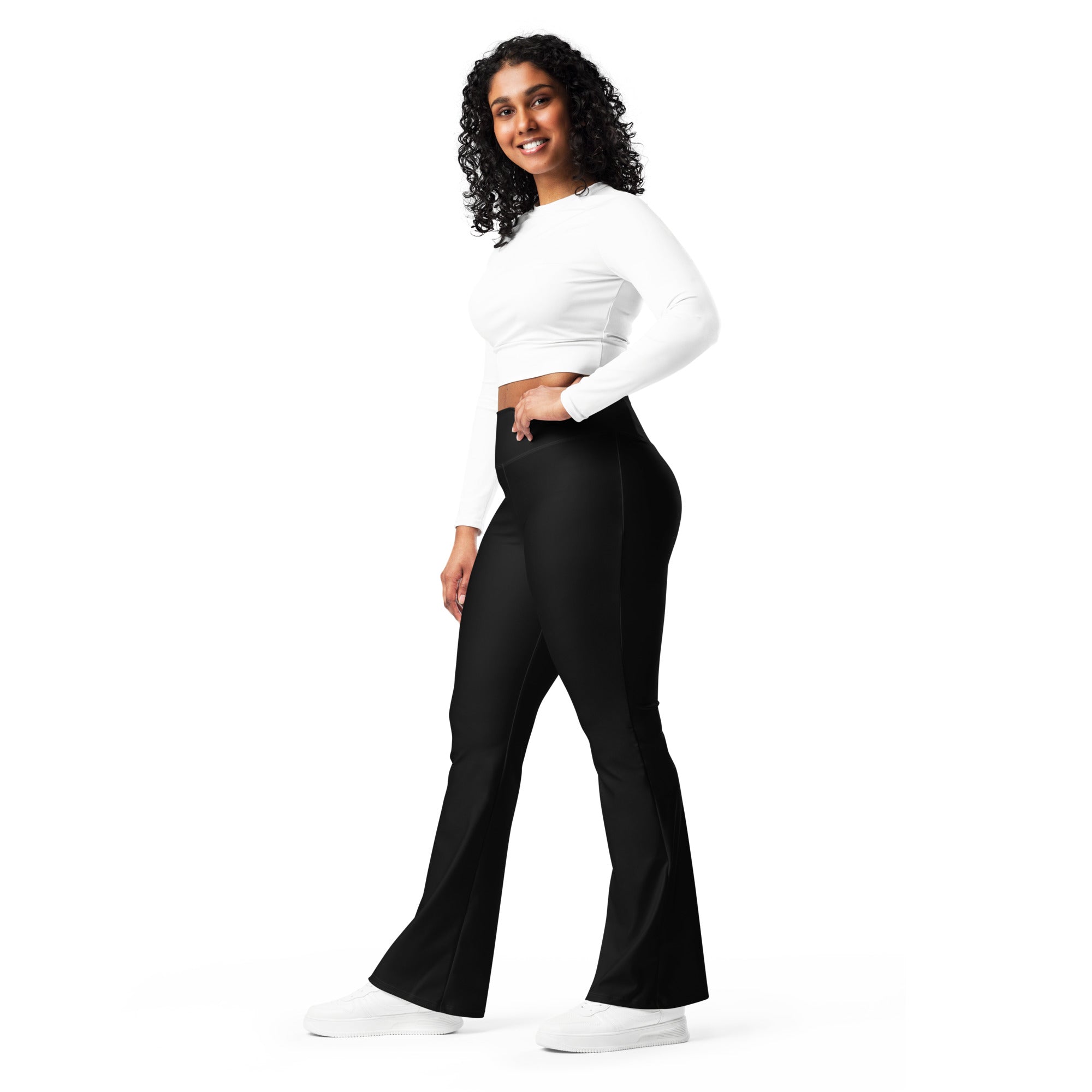 Black Flare Pants