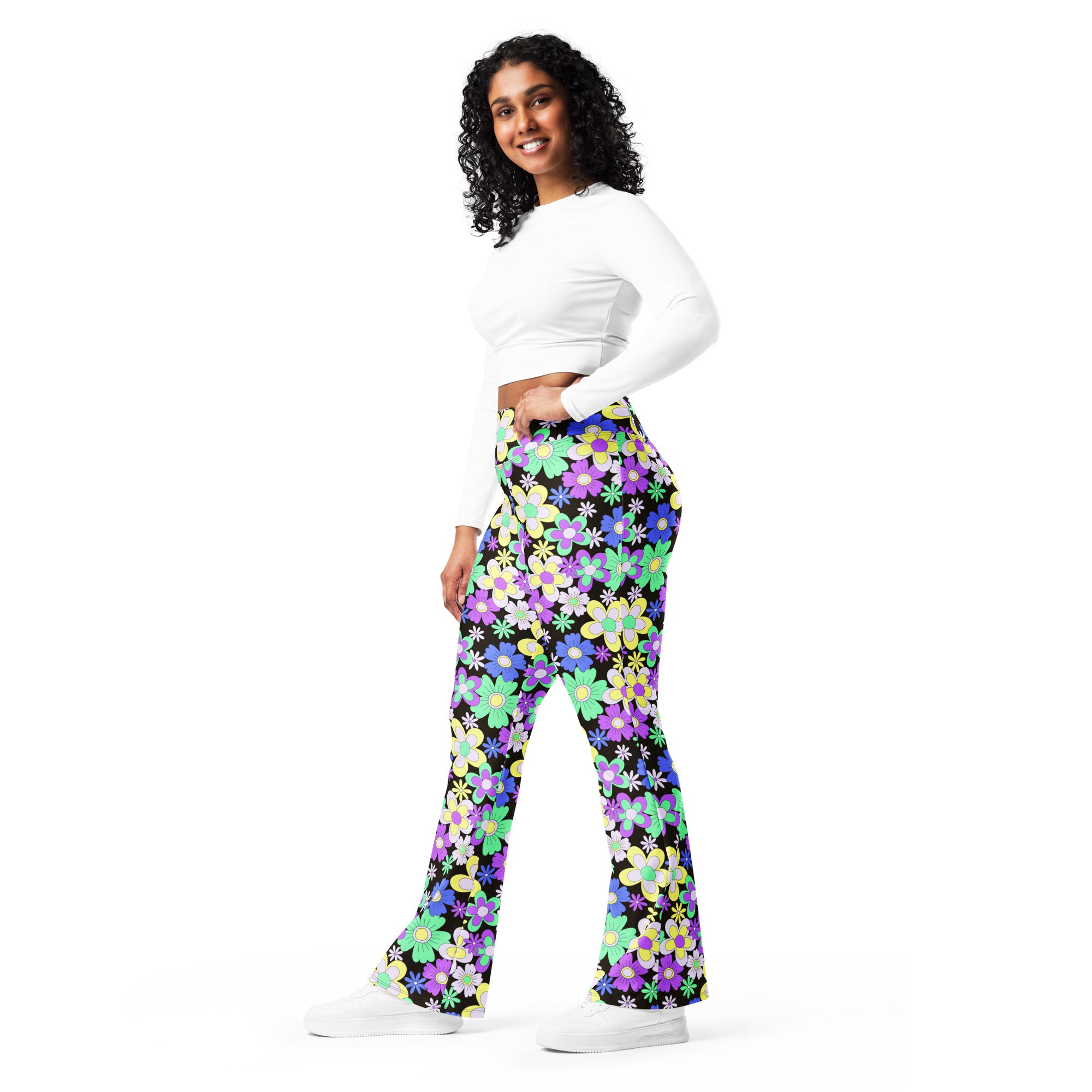 Crazy Daisy Flare Pants