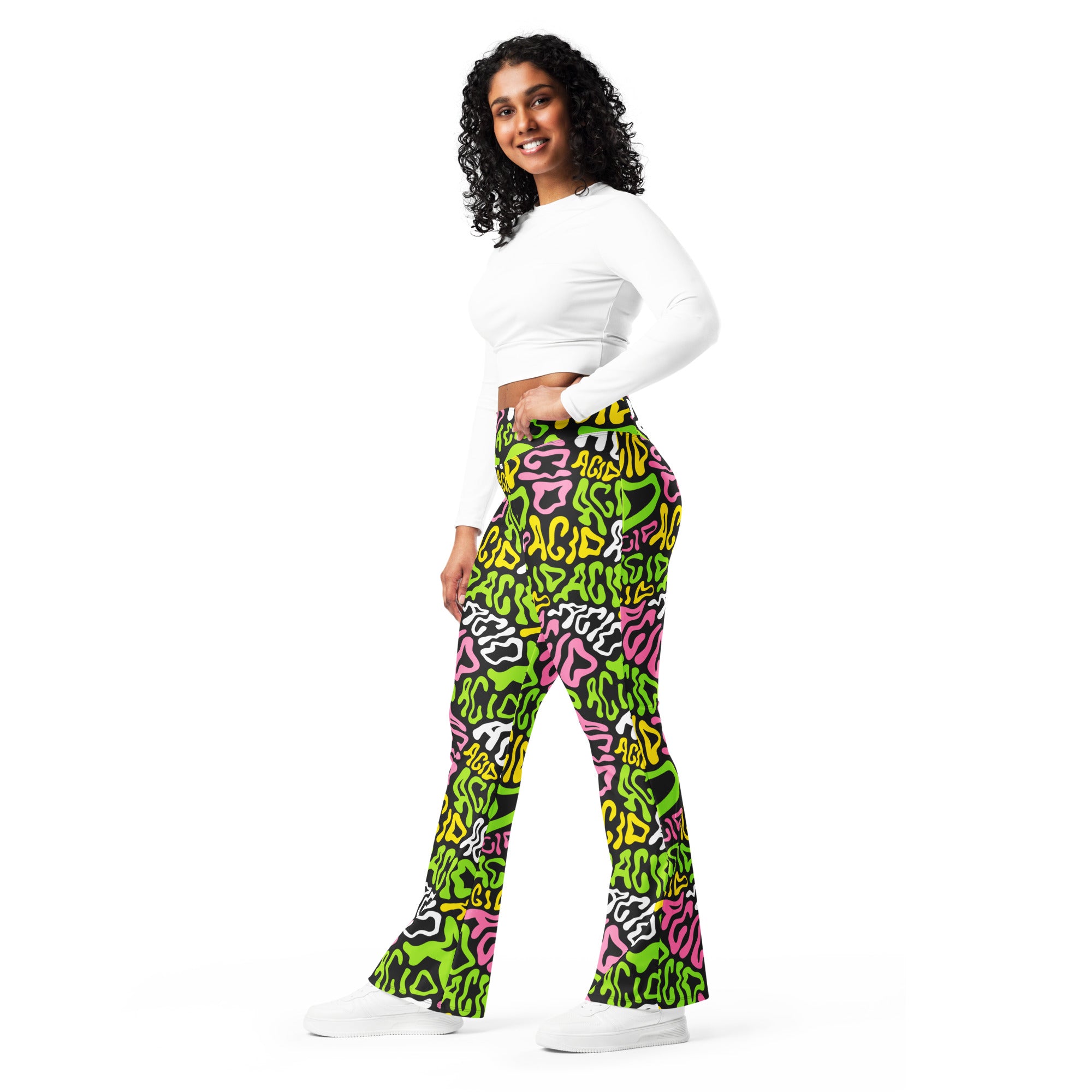 Candy Acid Flare Pants