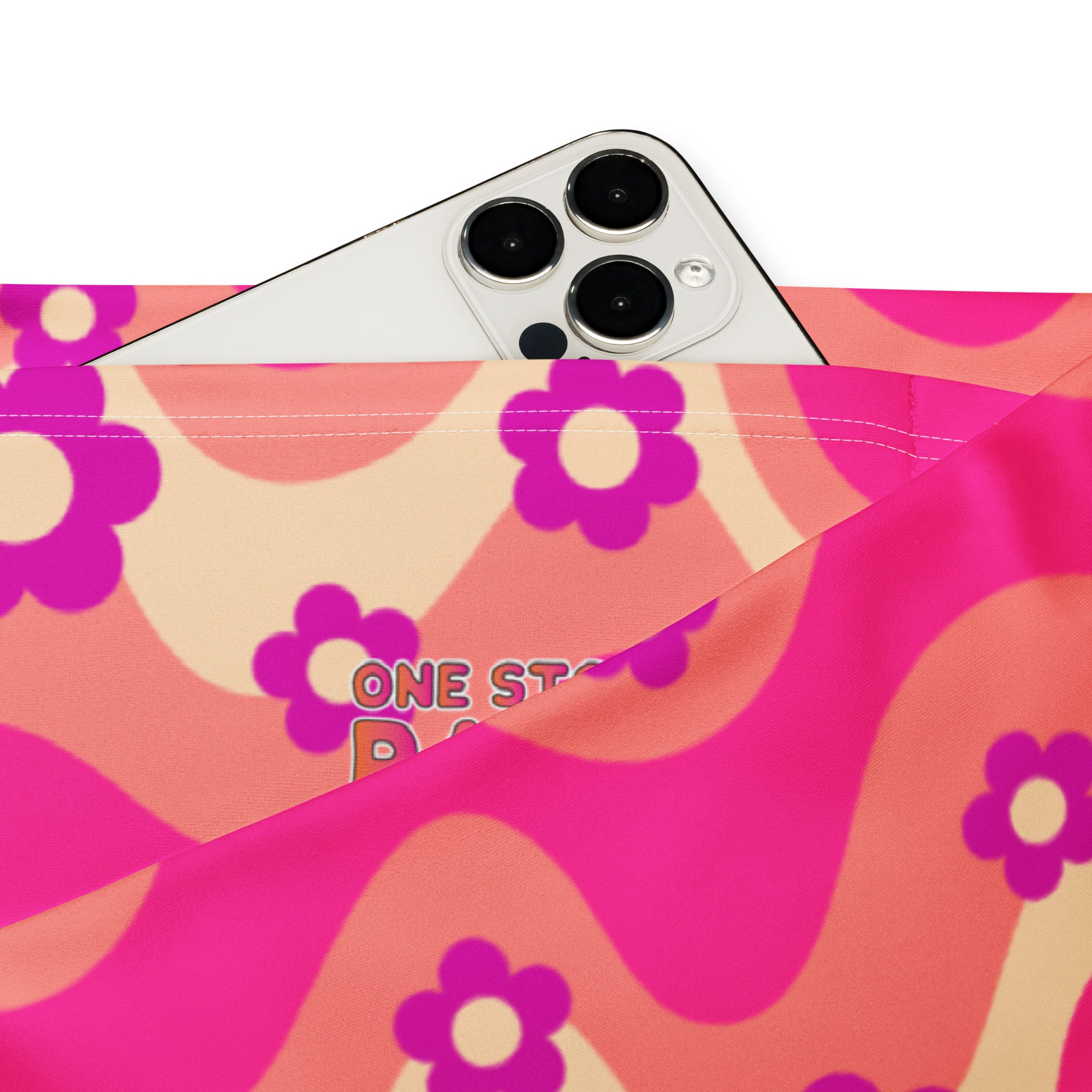 Pantalones acampanados rosa Flower Power