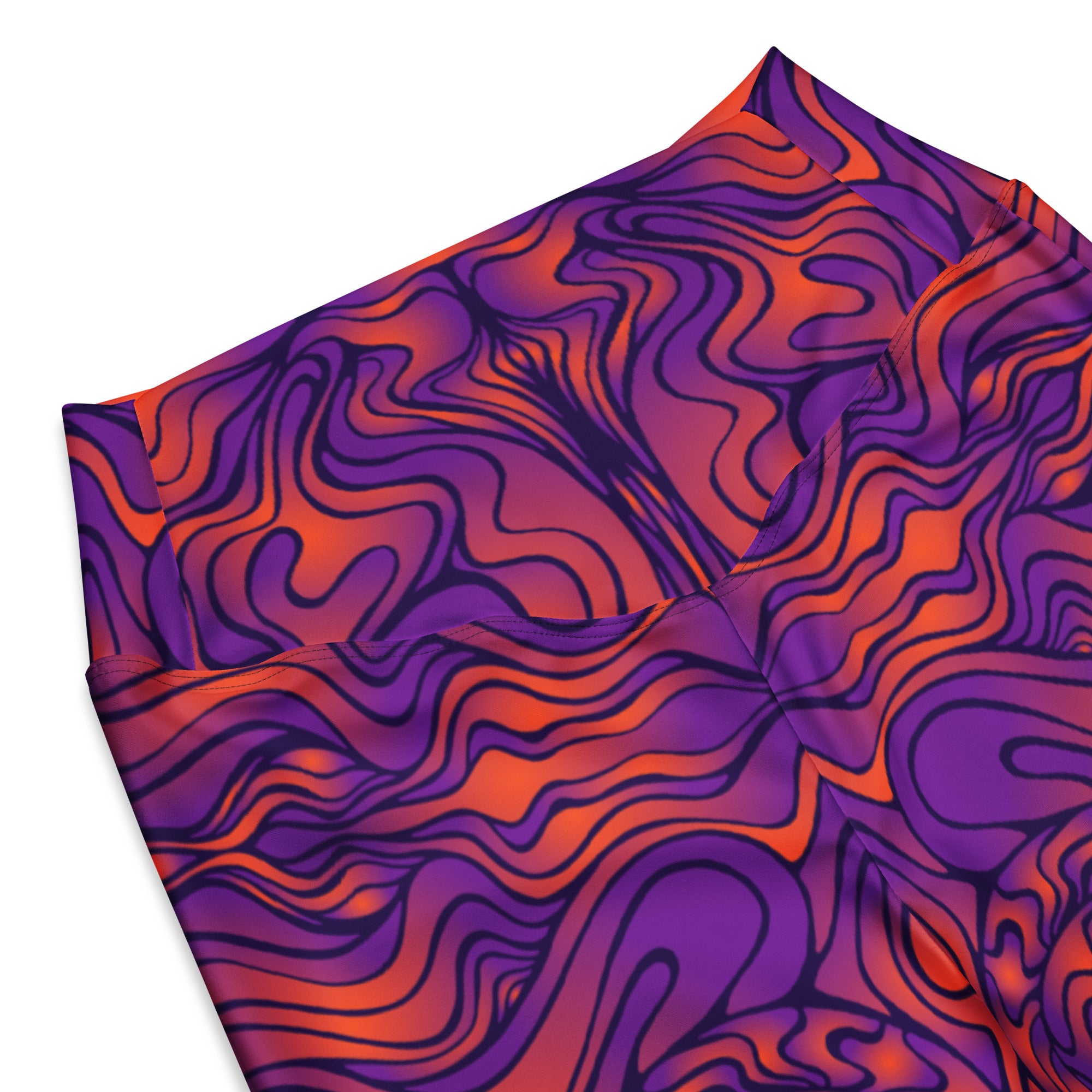 Pantalones acampanados de fuego amatista