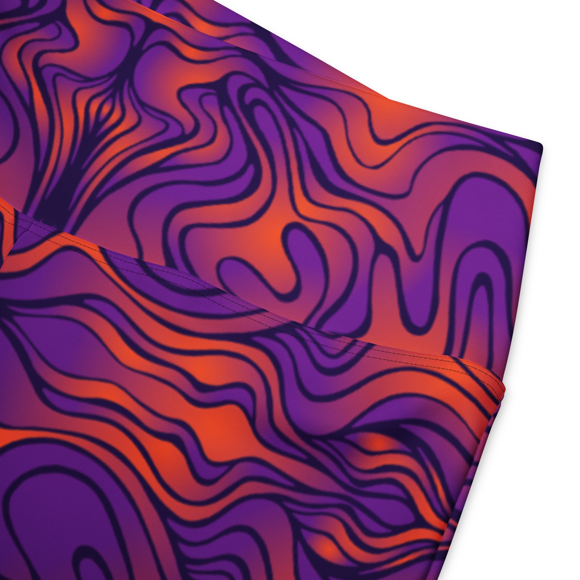 Pantalones acampanados de fuego amatista