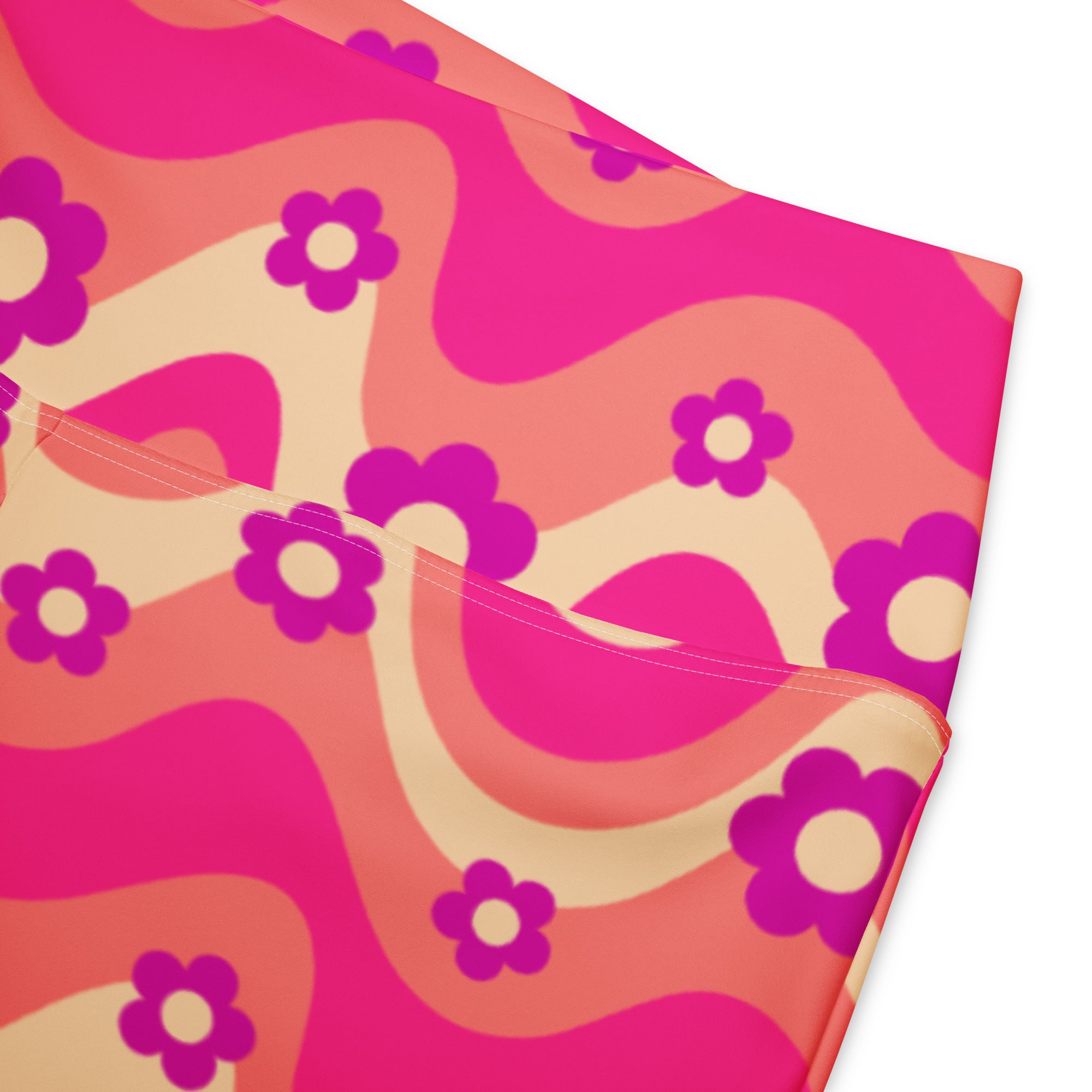 Pantalones acampanados rosa Flower Power