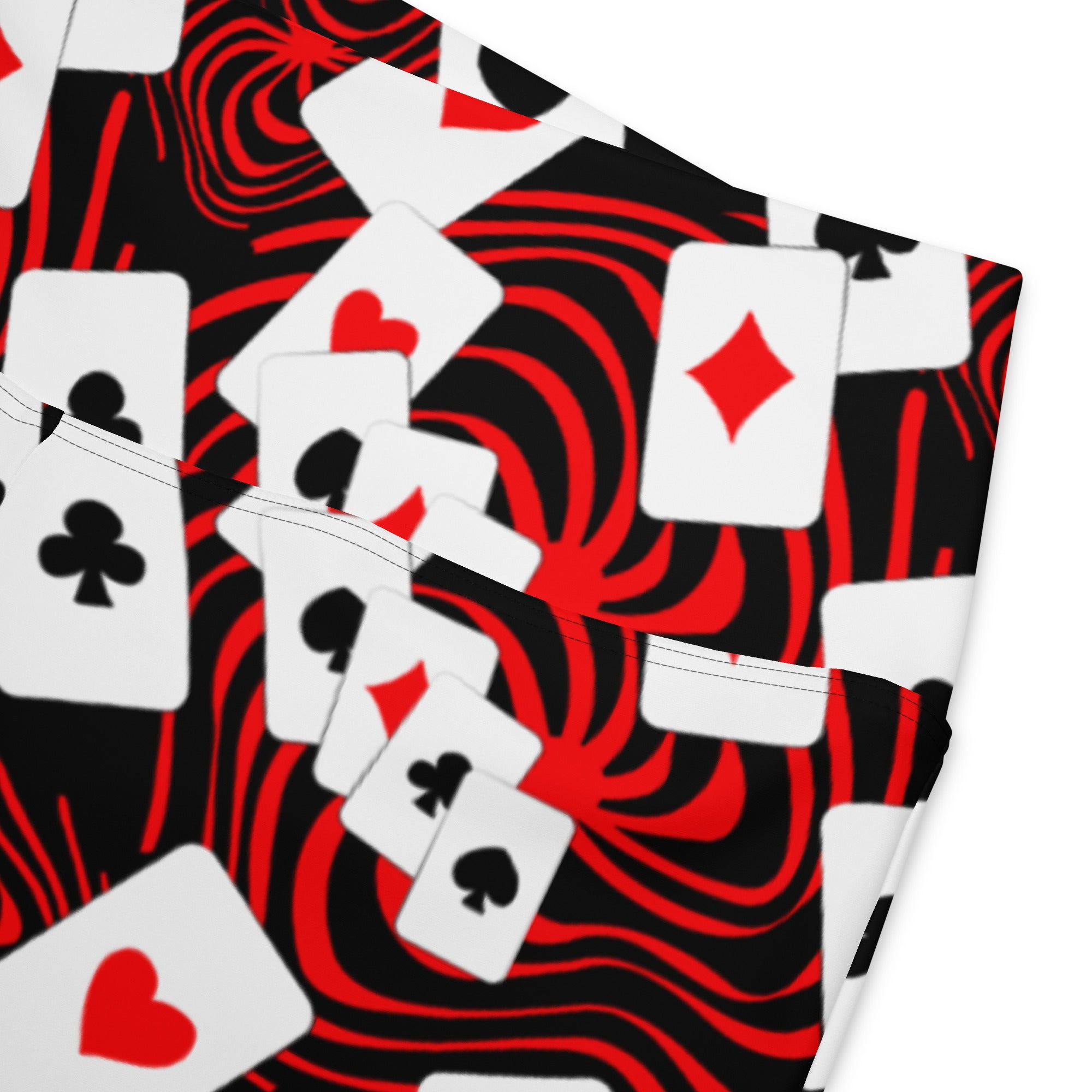 Leggings acampanados con la cabeza fuera