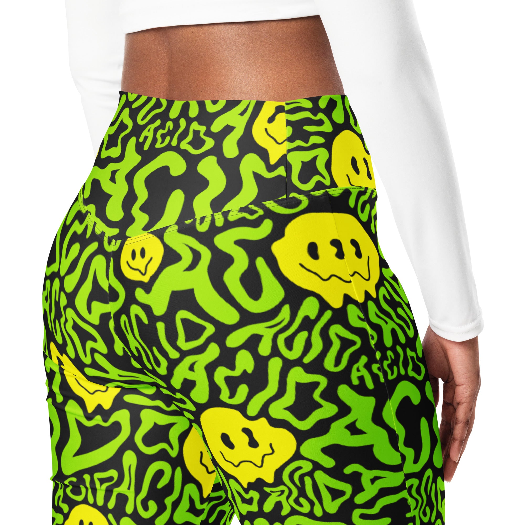 Acid Smilez Flare Pants