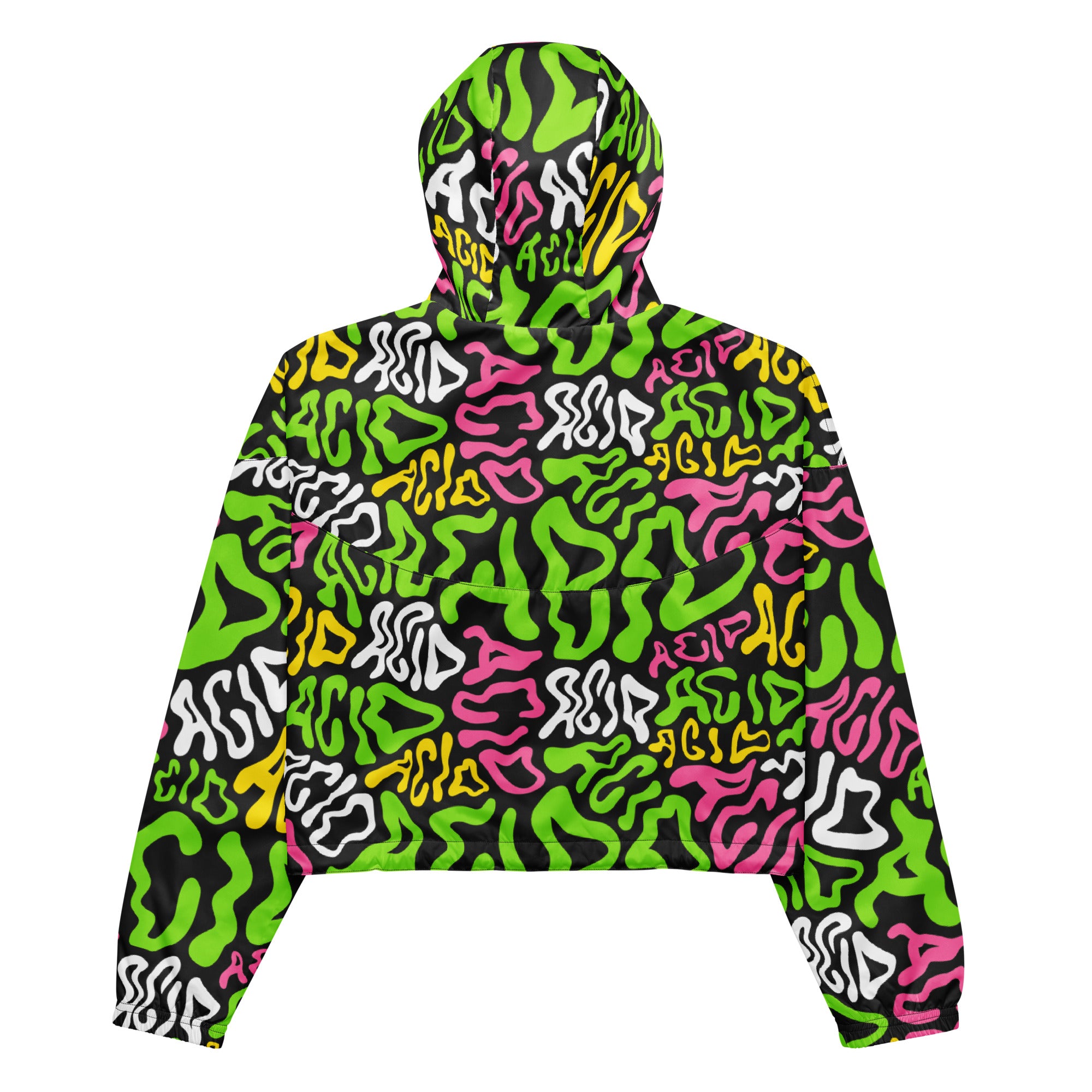 Candy Acid Cropped Windbreaker, , - One Stop Rave
