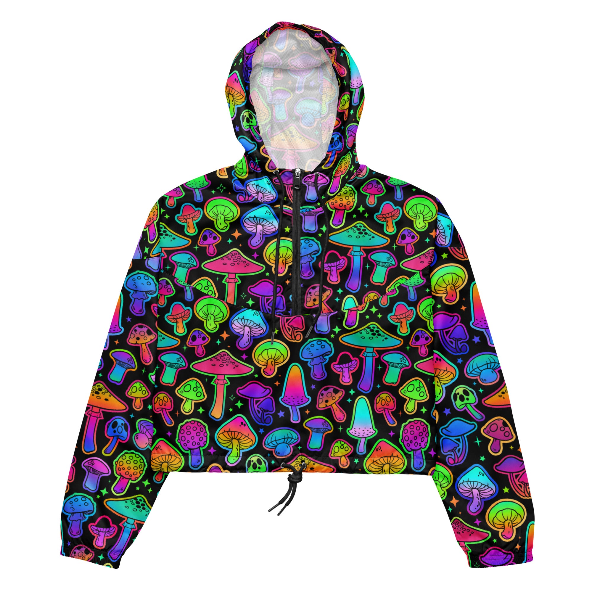 Psilo Cropped Windbreaker, , - One Stop Rave