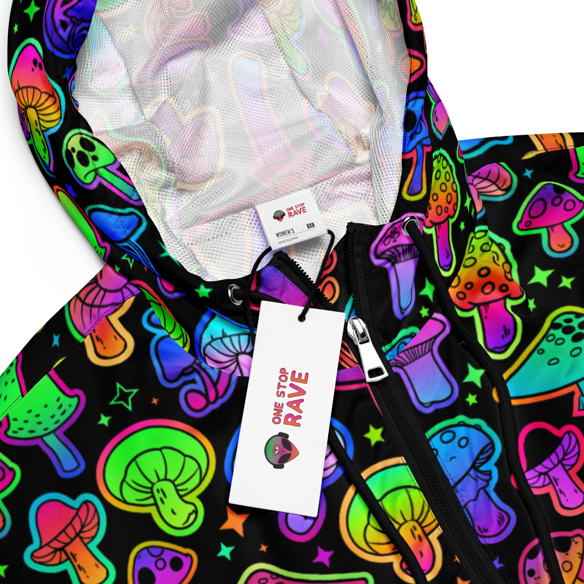 Psilo Cropped Windbreaker, , - One Stop Rave