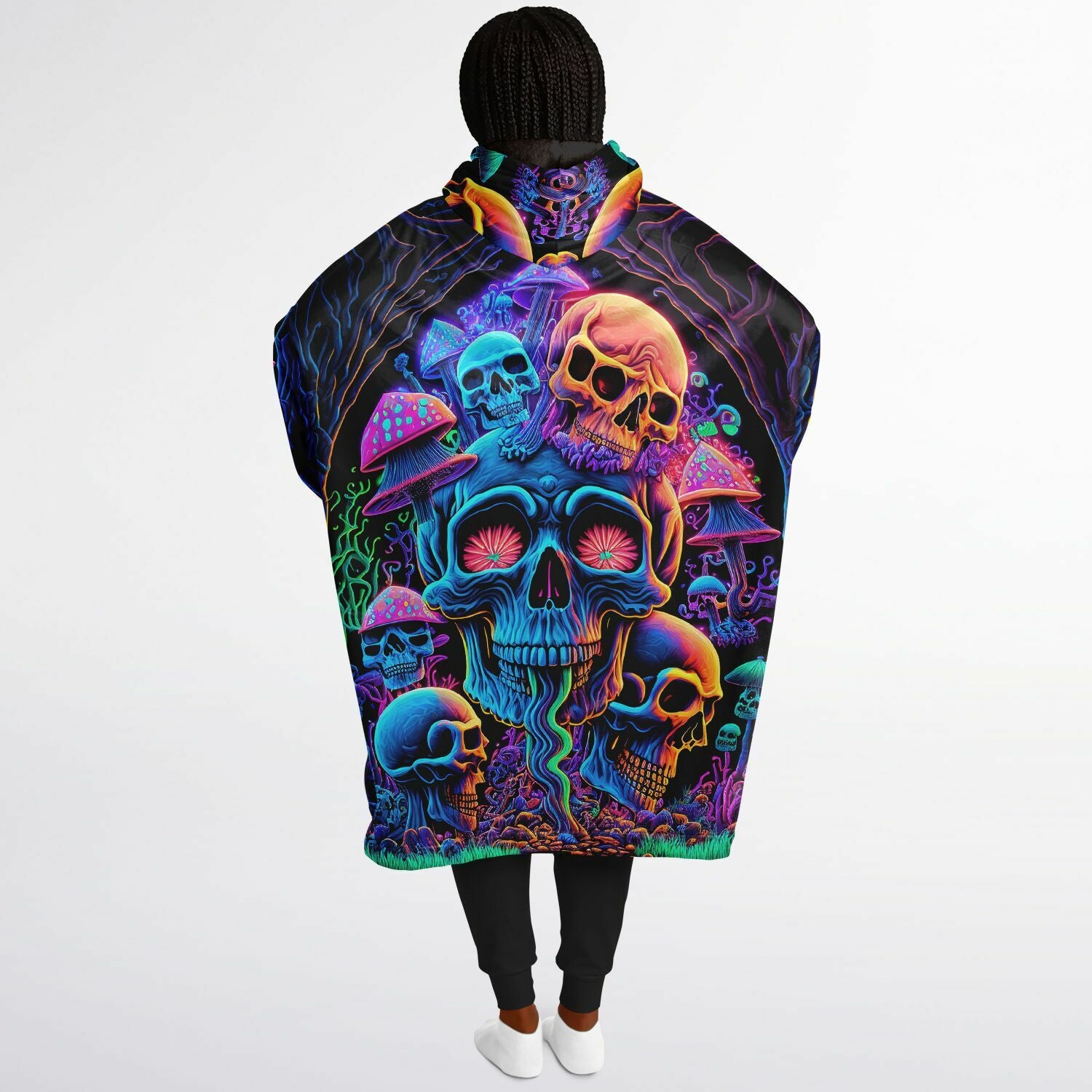 Sweat à capuche psychédélique Skull Sanctuary Cloud