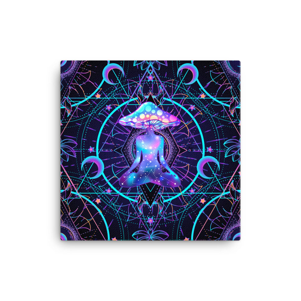 Mushroom Astrology Canvas