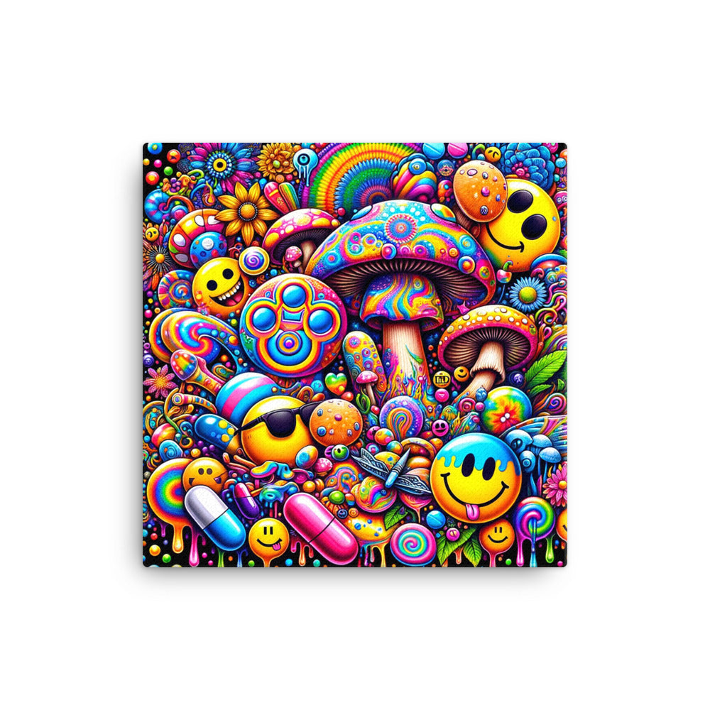 Hallucinogenic Harmony Canvas