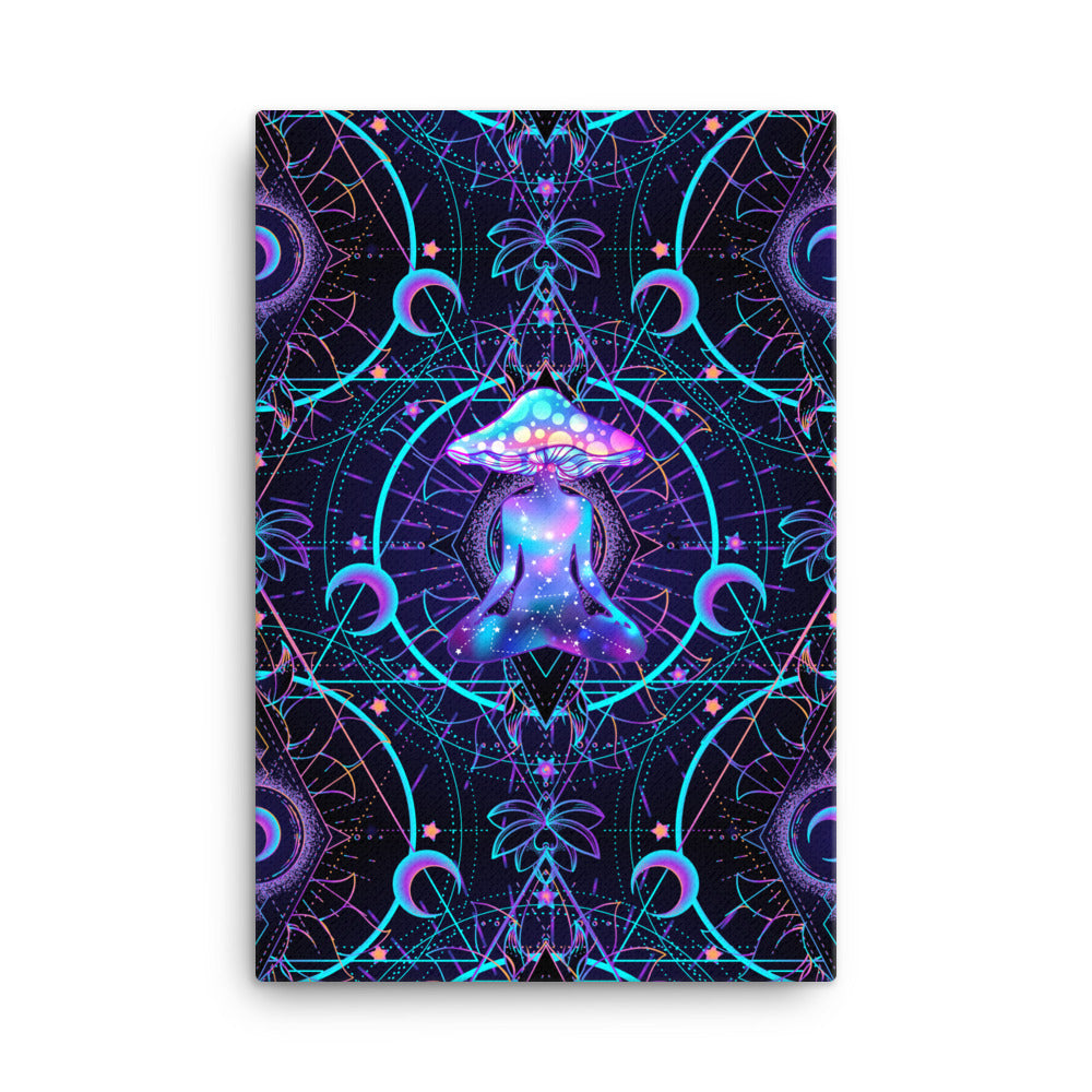 Mushroom Astrology Canvas
