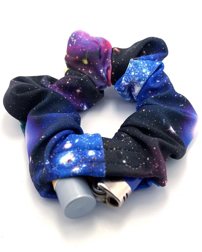 Constellation Stash Scrunchie with Hidden Velcro Pocket - One Stop Rave