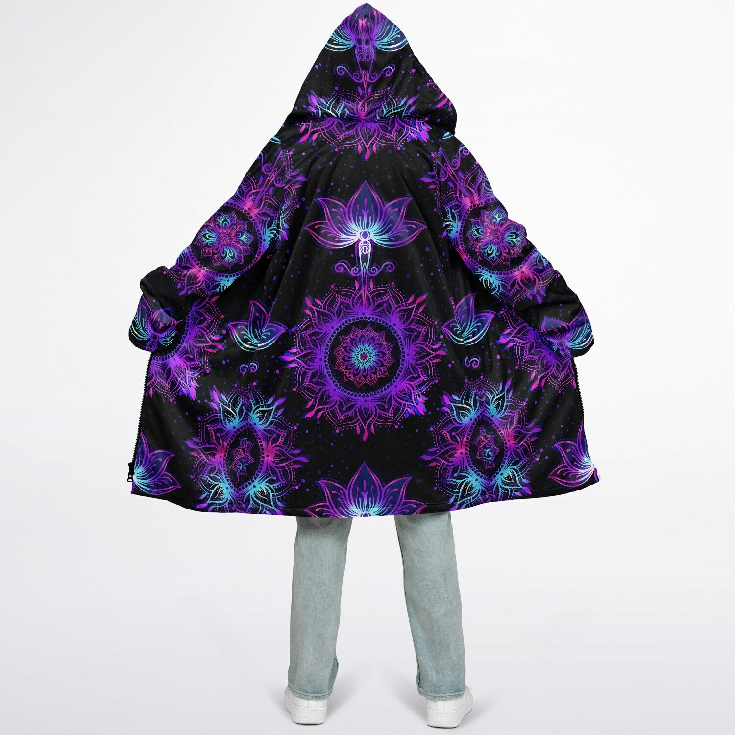 Starlight Mandala Zipper Plush Cloak