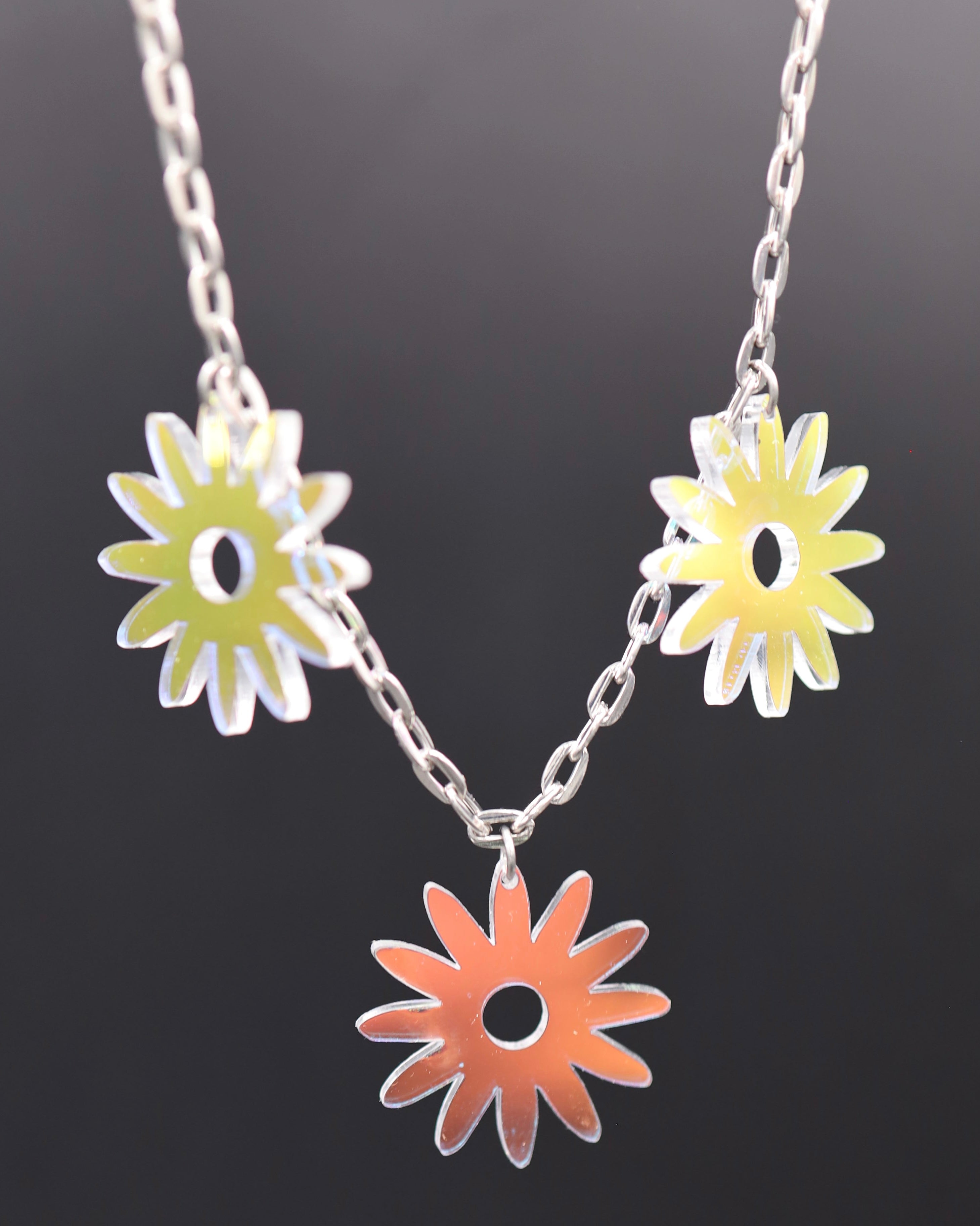 Daisy Chain Choker Necklace, Choker, - One Stop Rave
