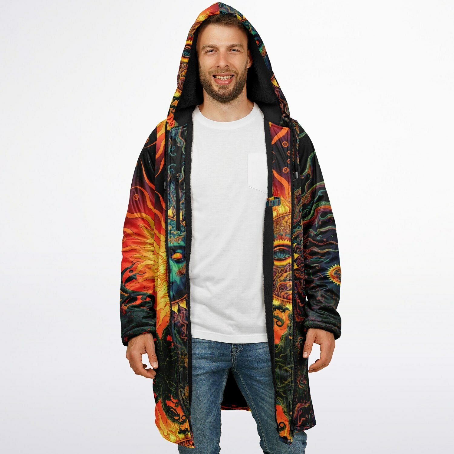 Apollo Zipper Plush Cloak