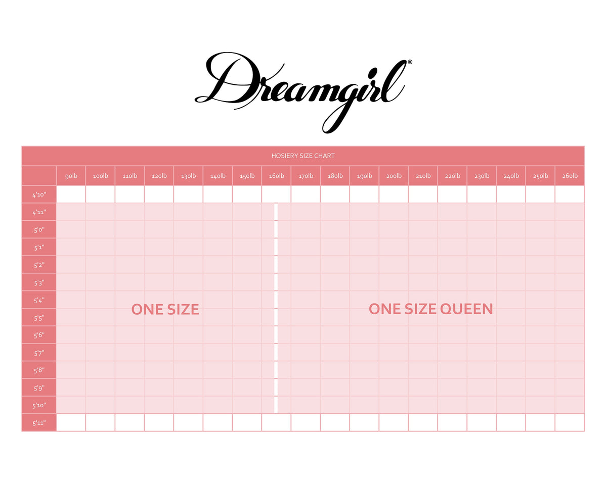 Dreamgirl Double Knitted Fence Net Pantyhose