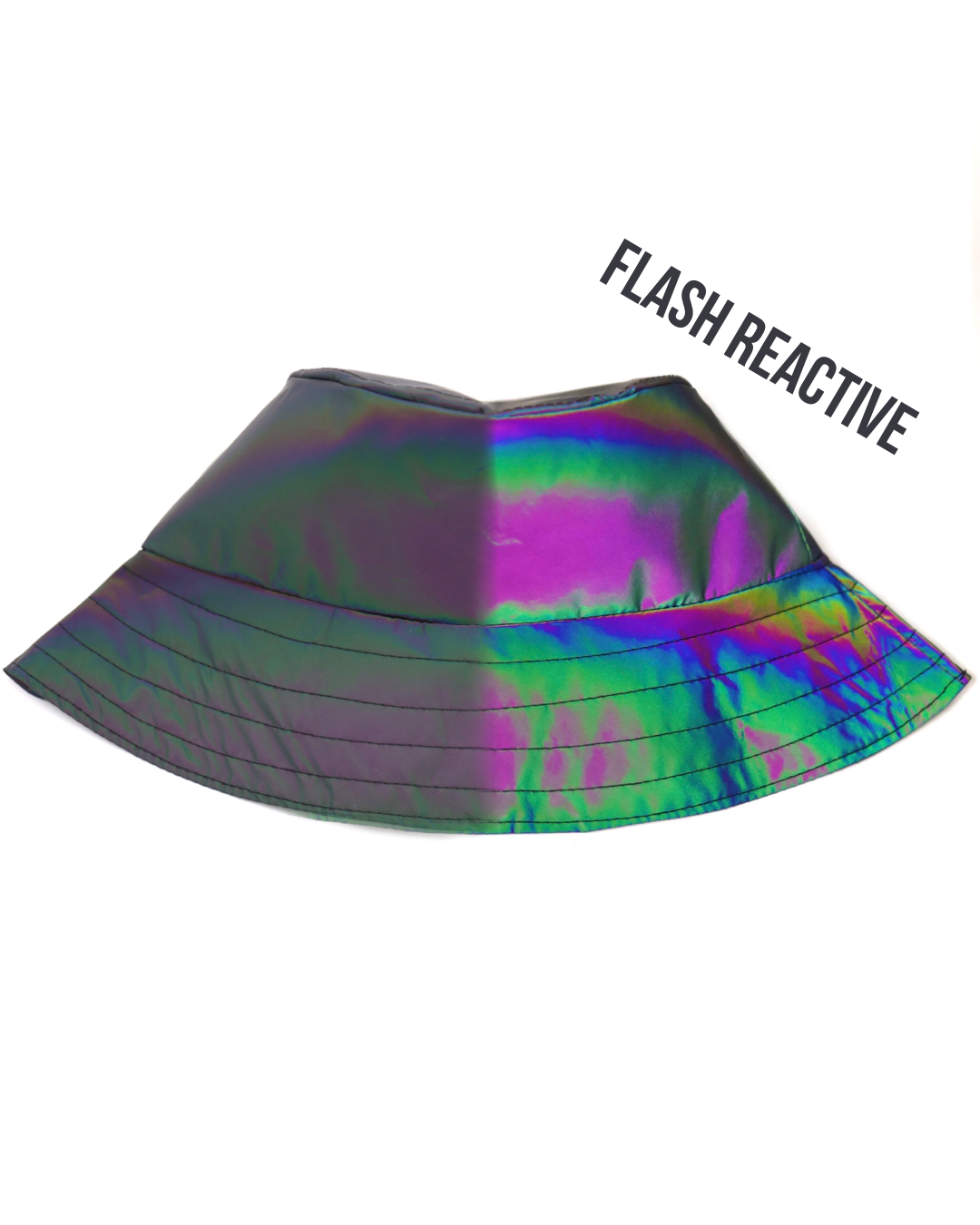 Flash Reflective Bucket Hat, Bucket Hat, - One Stop Rave