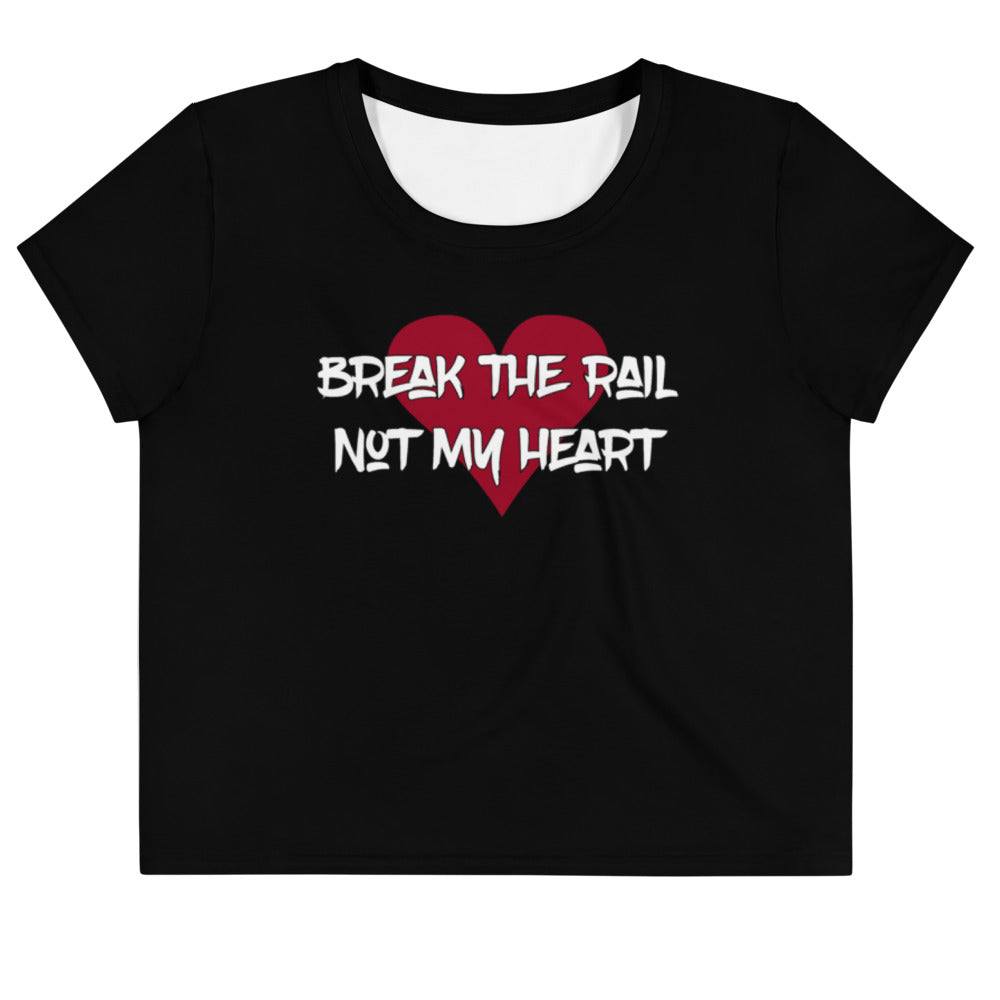 Heart Breaker Crop Tee, crop top, - One Stop Rave