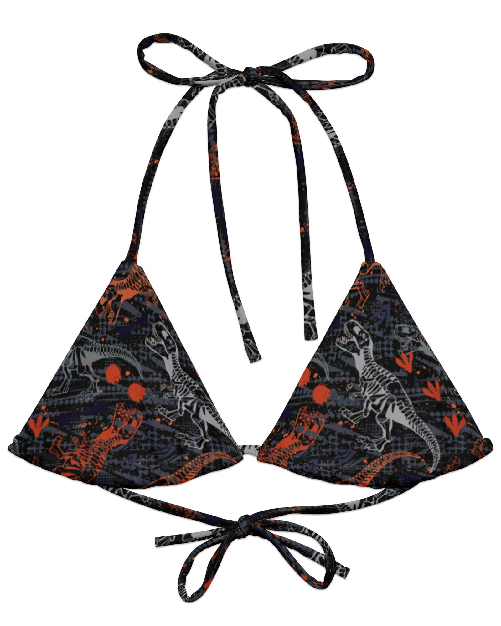 T-Wrecked Triangle Top by One Stop Rave on a white background.