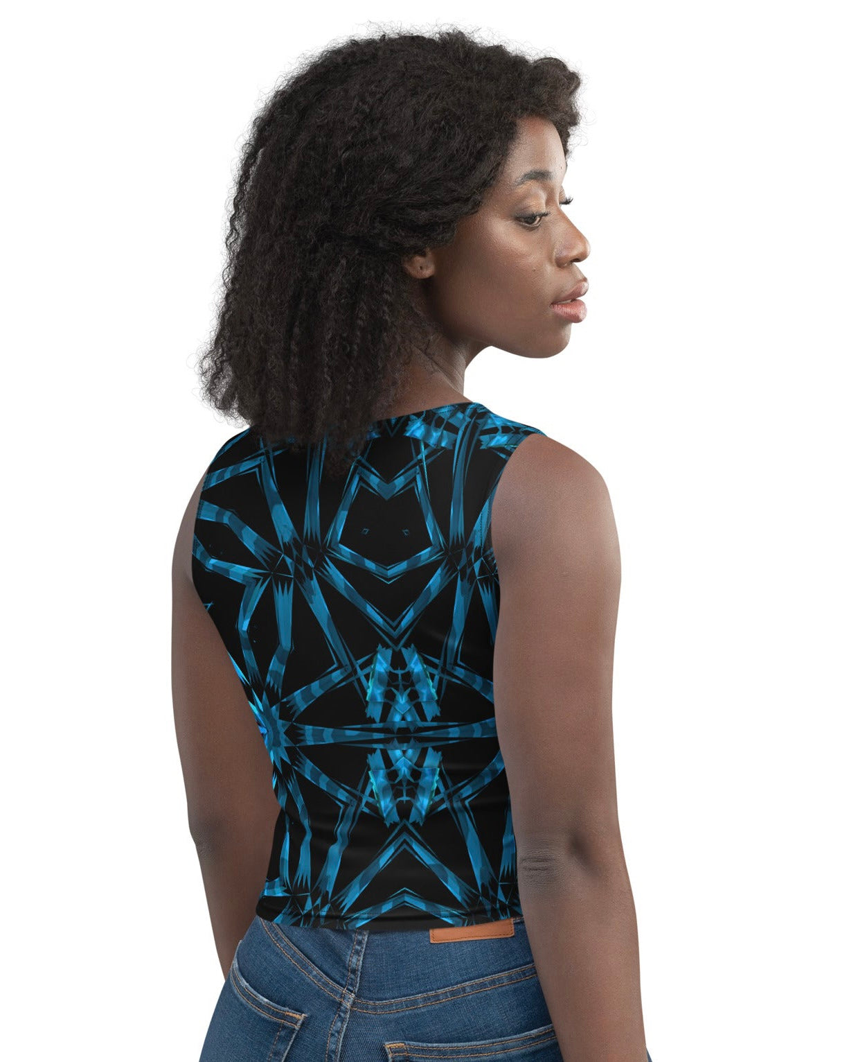 Fractals Crop Top, crop top, - One Stop Rave