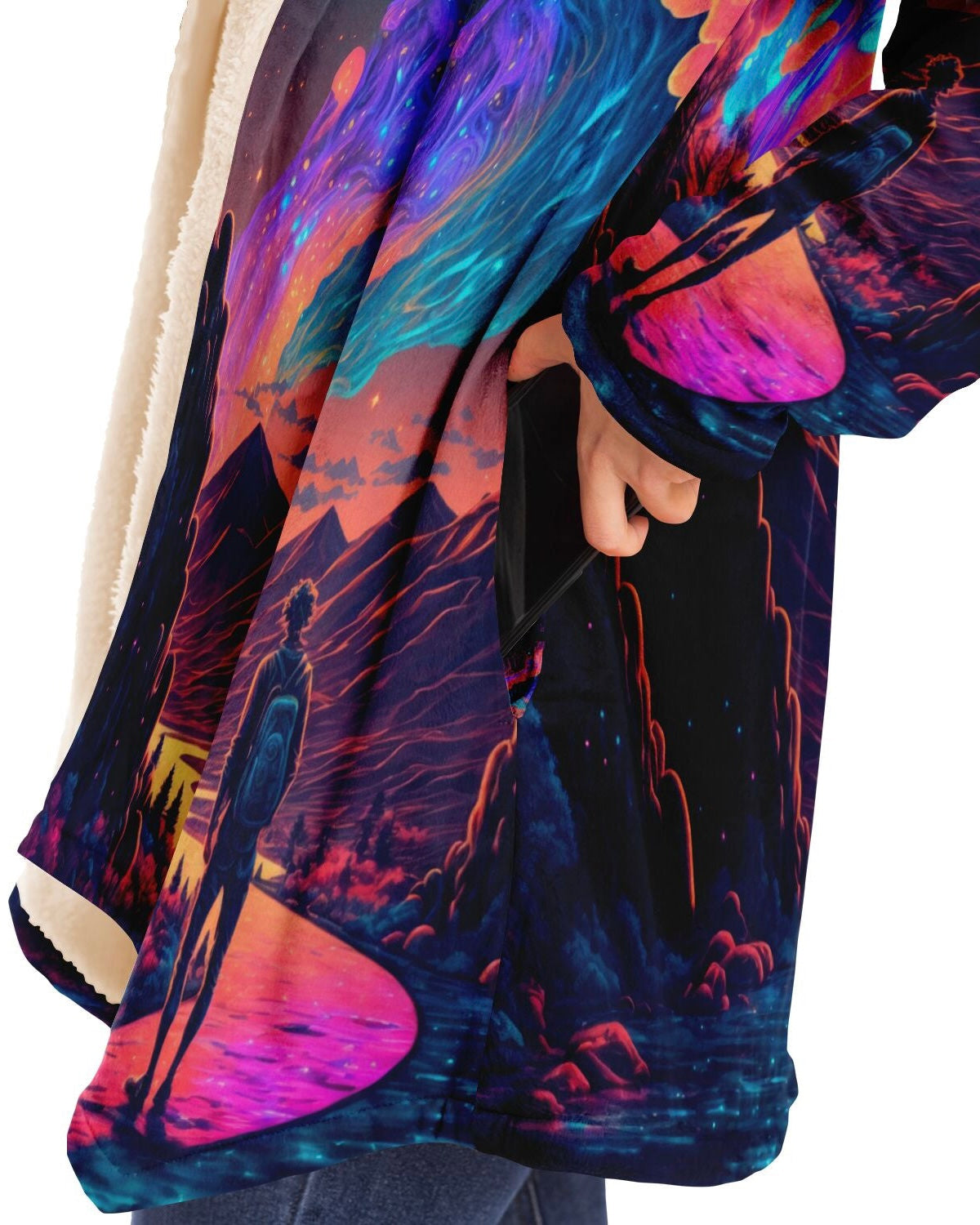 Cape en peluche Perdue dans les rêves