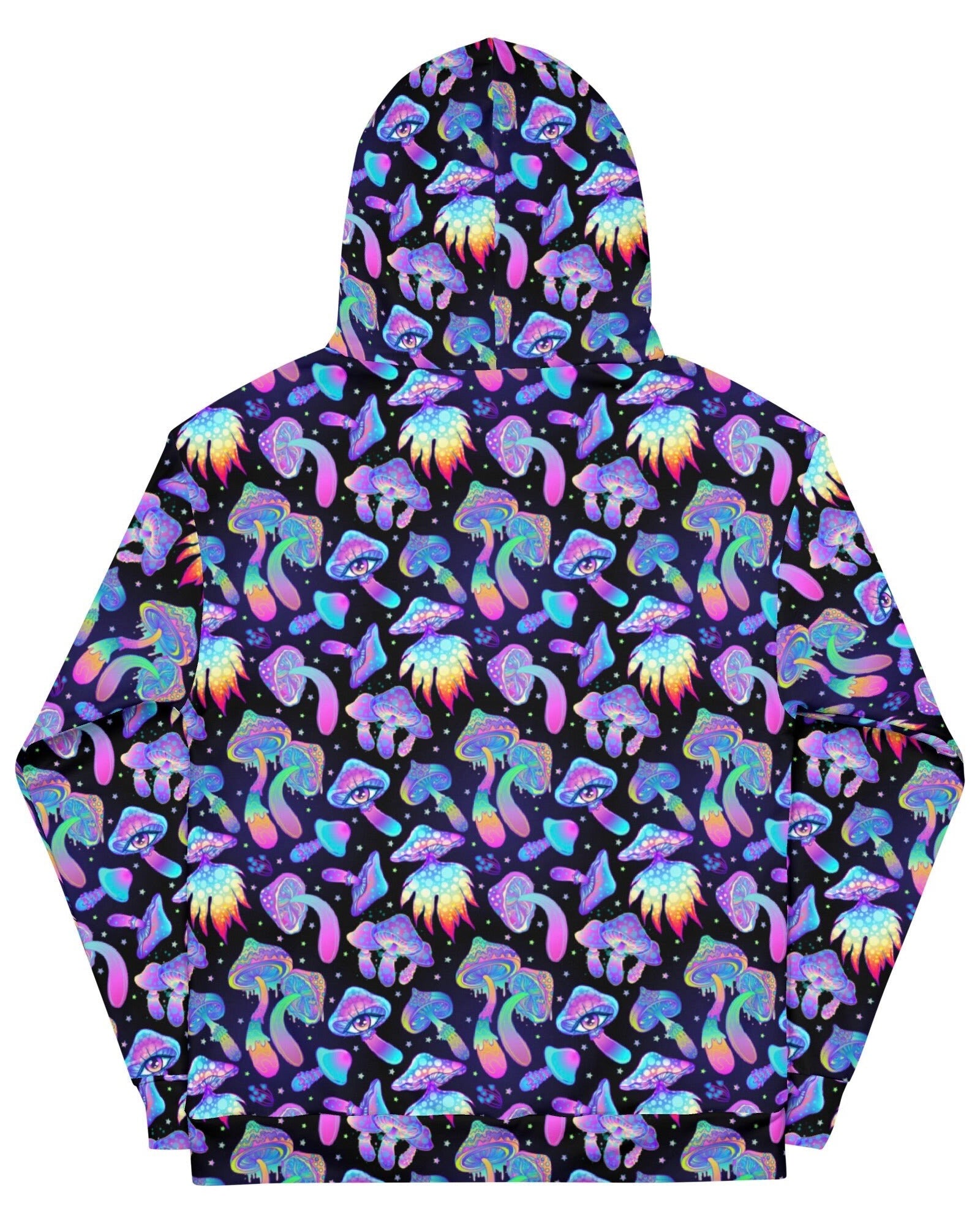Shroomin Black Hoodie, Hoodie, - One Stop Rave
