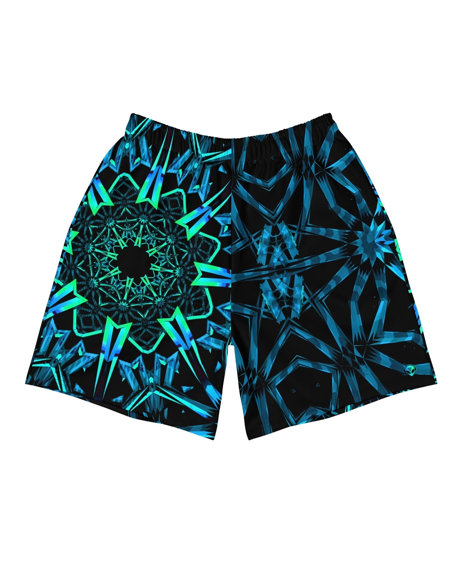 Fractals Recycled Athletic Shorts, Athletic Shorts, - One Stop Rave