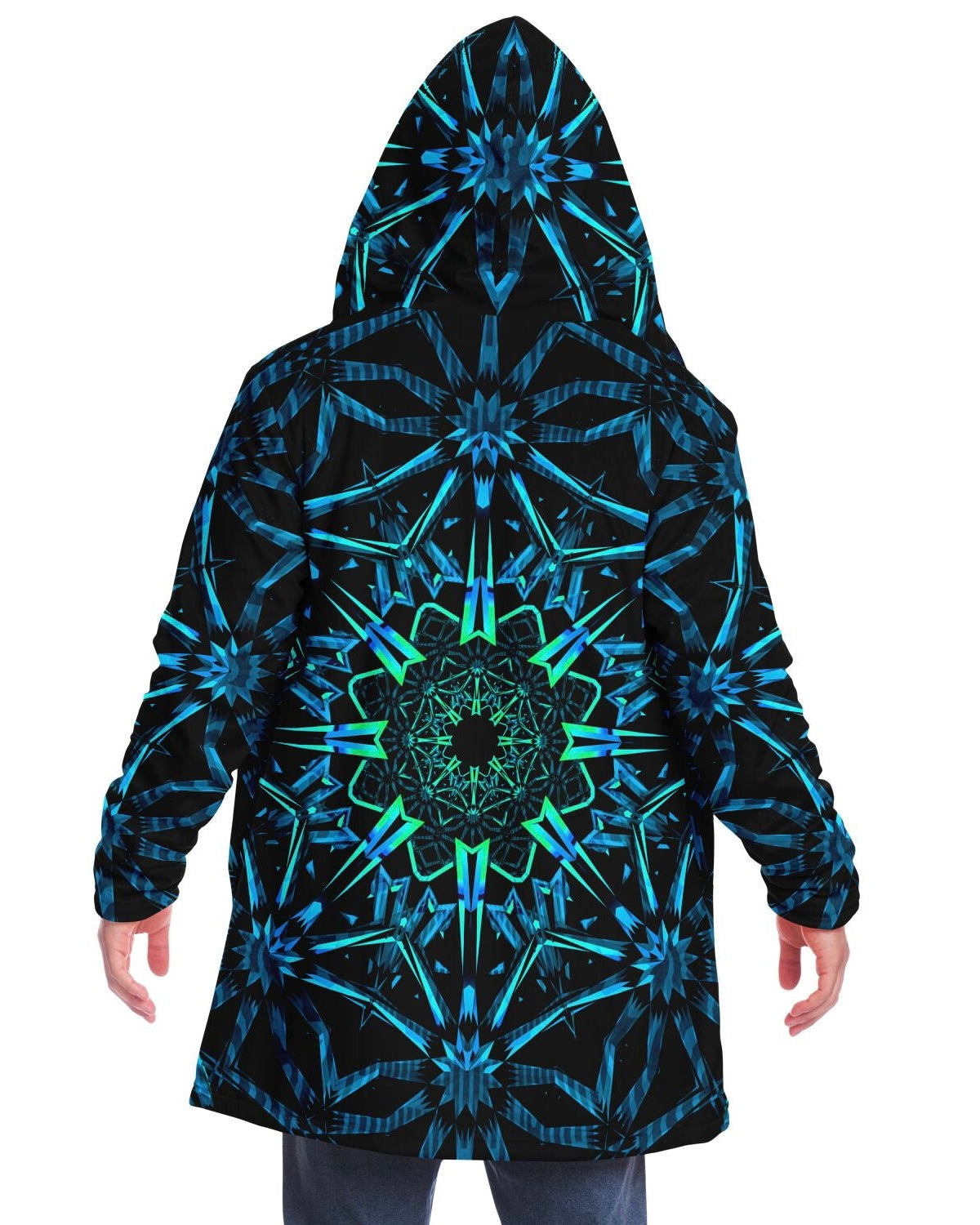 Fractals Cloak, Microfleece Cloak, - One Stop Rave