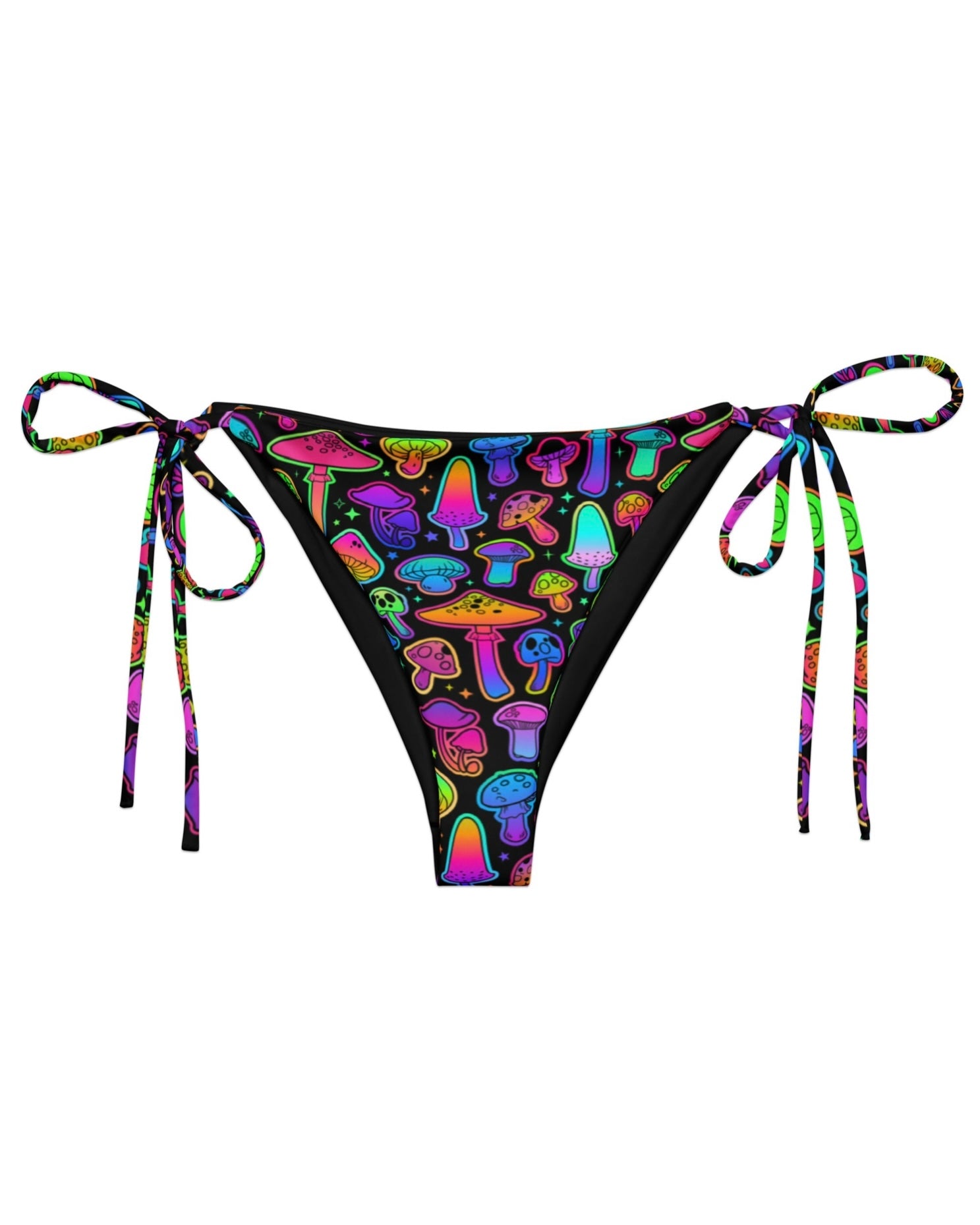 Psilo Recycled String Bottoms by One Stop Rave on a white background.