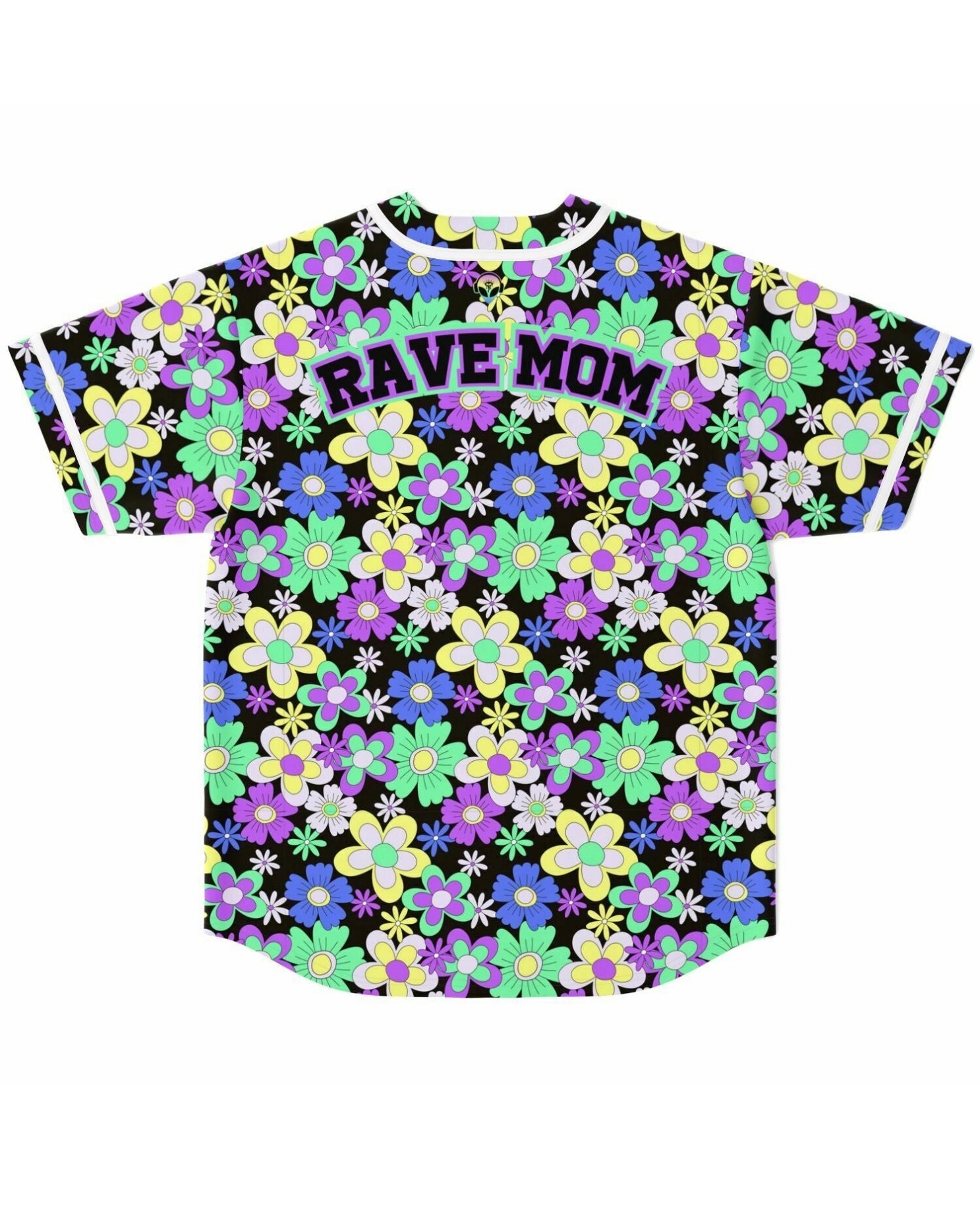 Crazy Daisy Baseball Jersey, Baseball Jersey, - One Stop Rave
