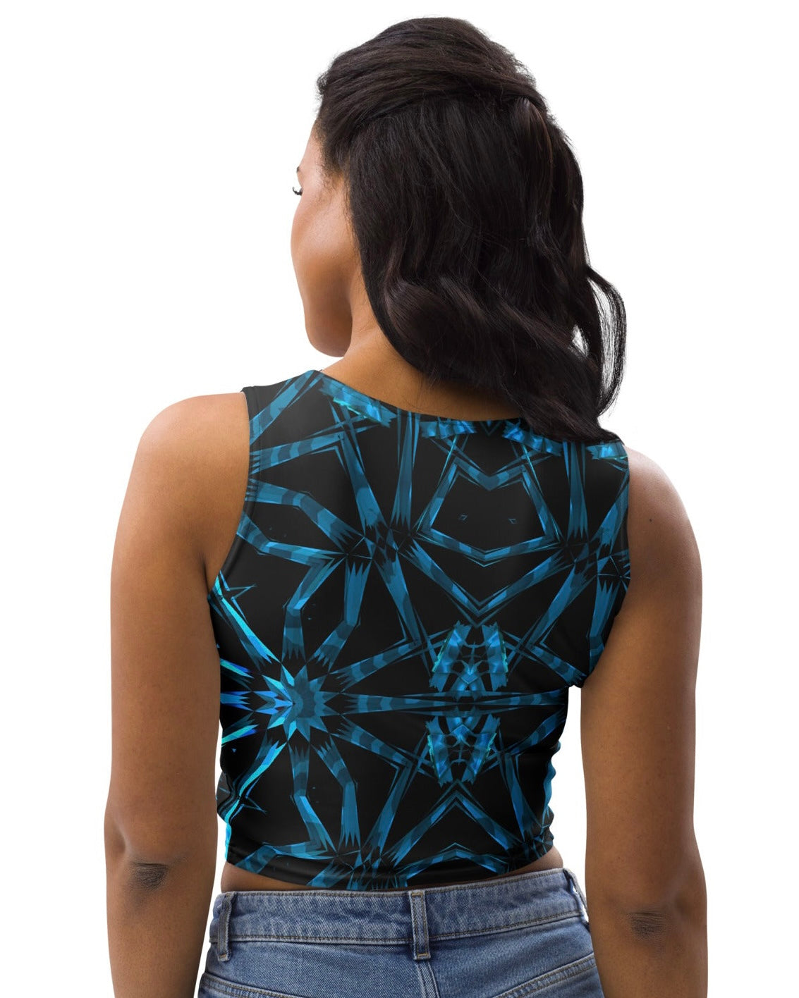 Fractals Crop Top, crop top, - One Stop Rave