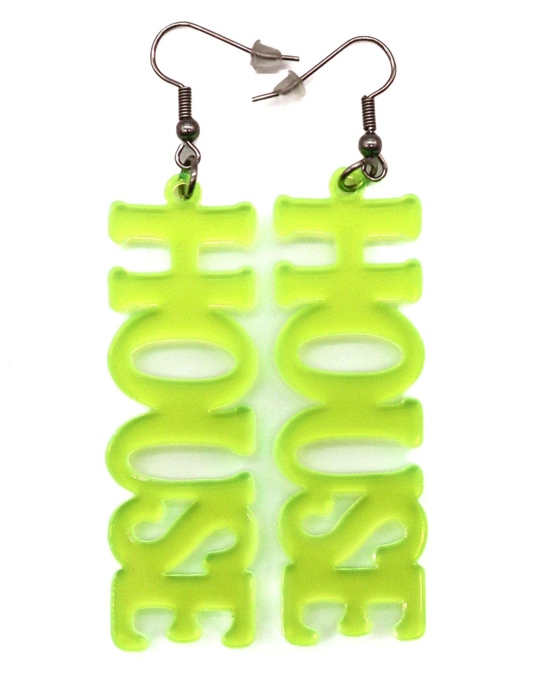 House Music Earrings, Dangle Earrings, - One Stop Rave