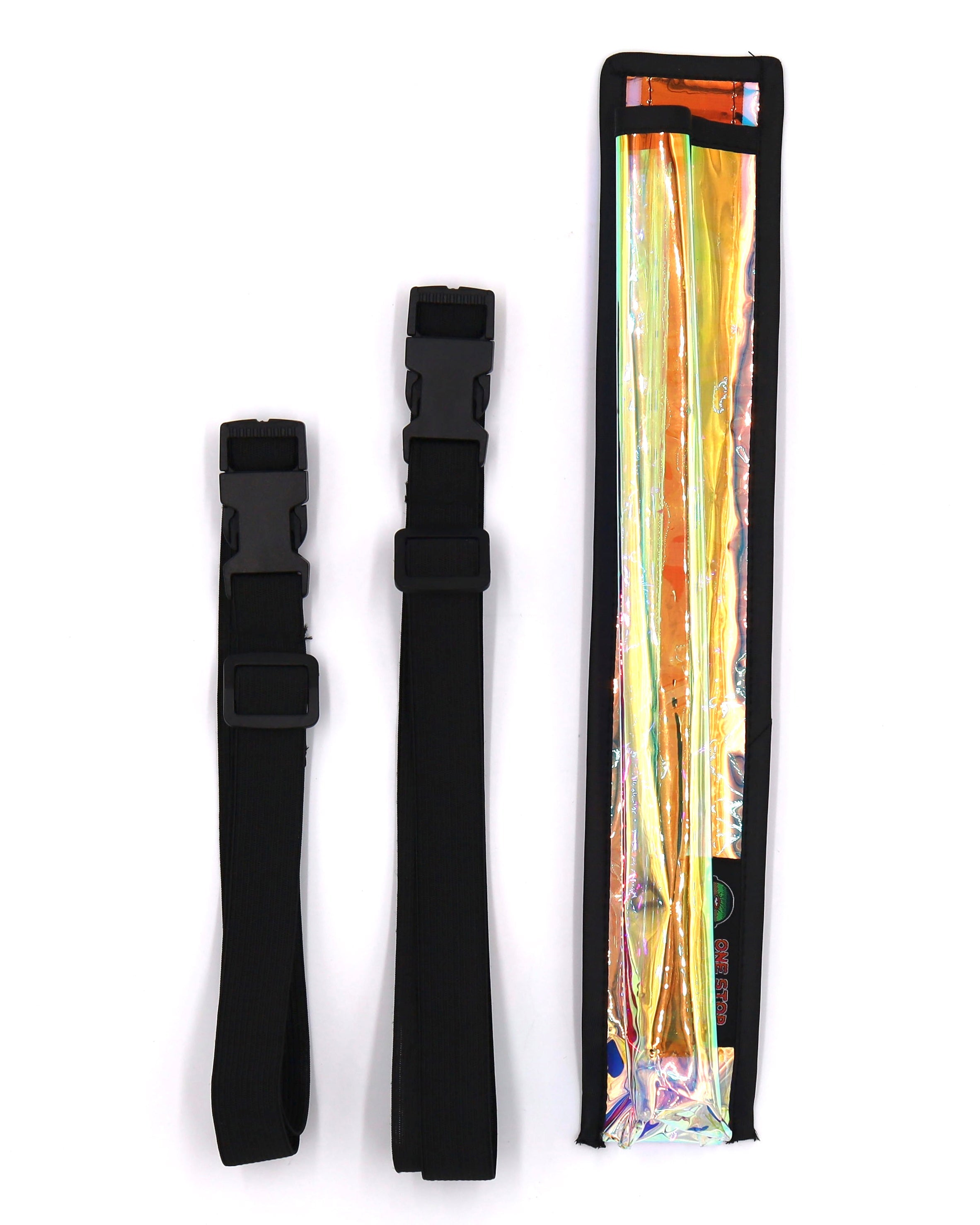 Iridescent Vinyl Fan Holster, Fan Holster, - One Stop Rave