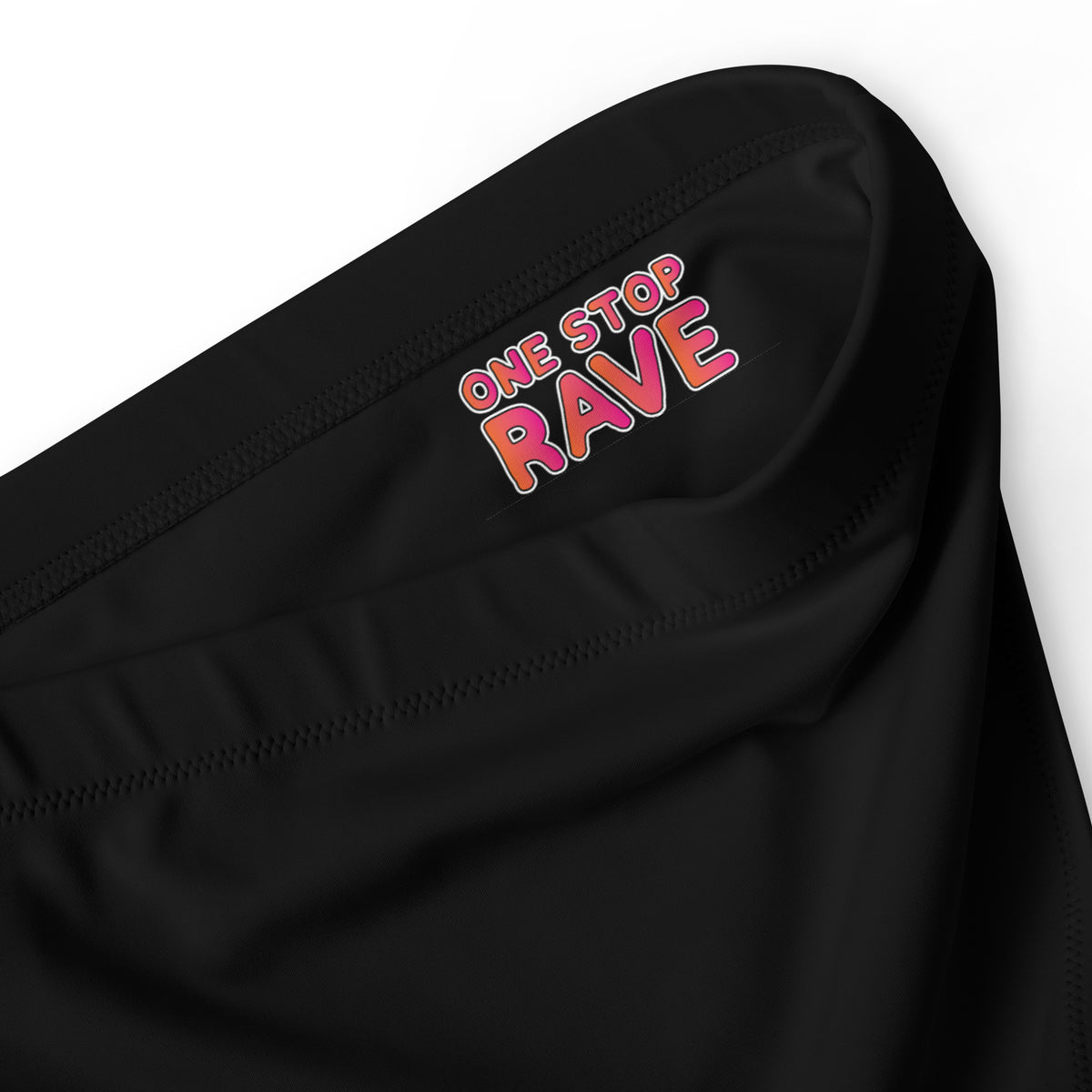 Inside waistband and label detail of the Nocturnal rave bottoms