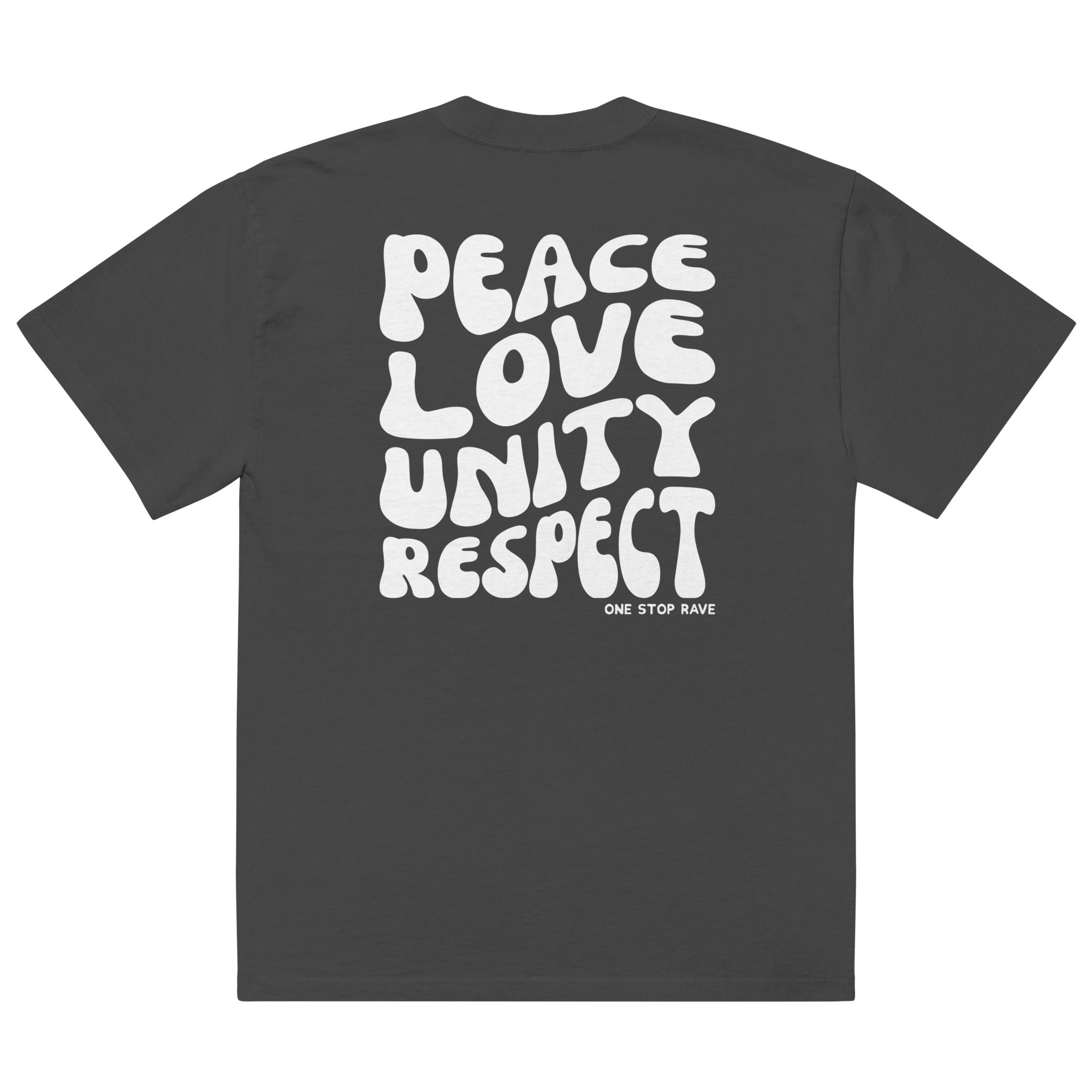 PLUR Faded Oversized Tee