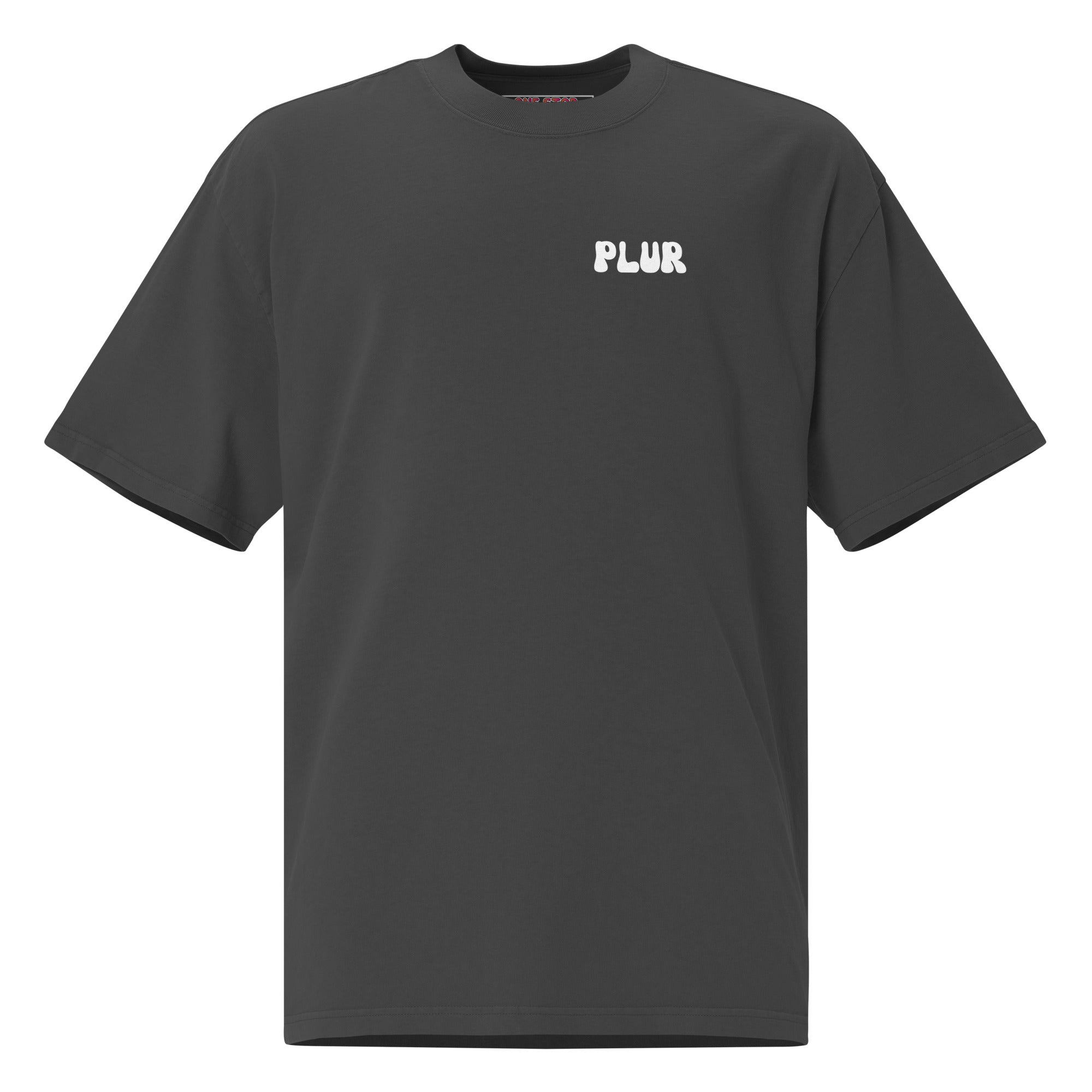 PLUR Faded Oversized Tee