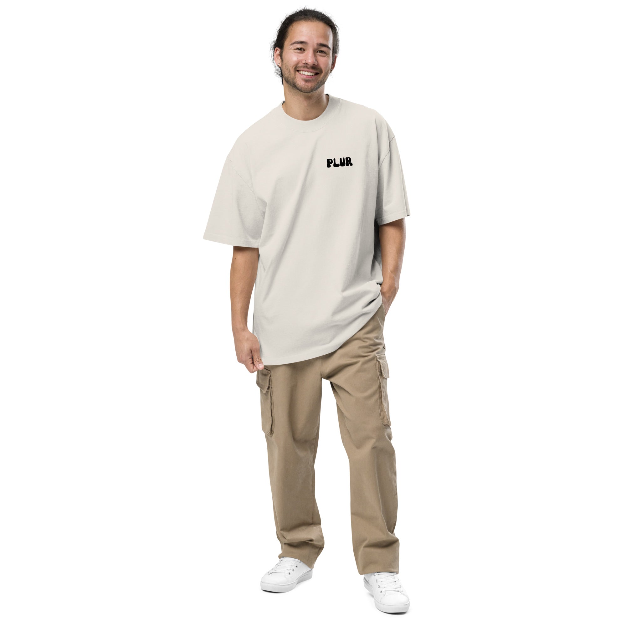 PLUR Faded Oversized Tee
